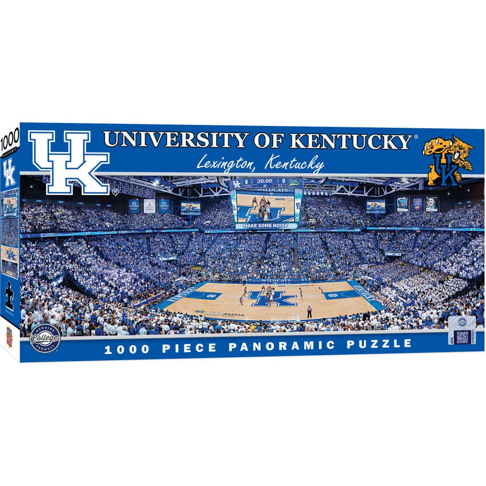 Kentucky Wildcats 1000 Piece Panoramic Jigsaw Puzzle - Sports Gifts, Sports Memorabilia, Sports Collectibles, Fan Shop