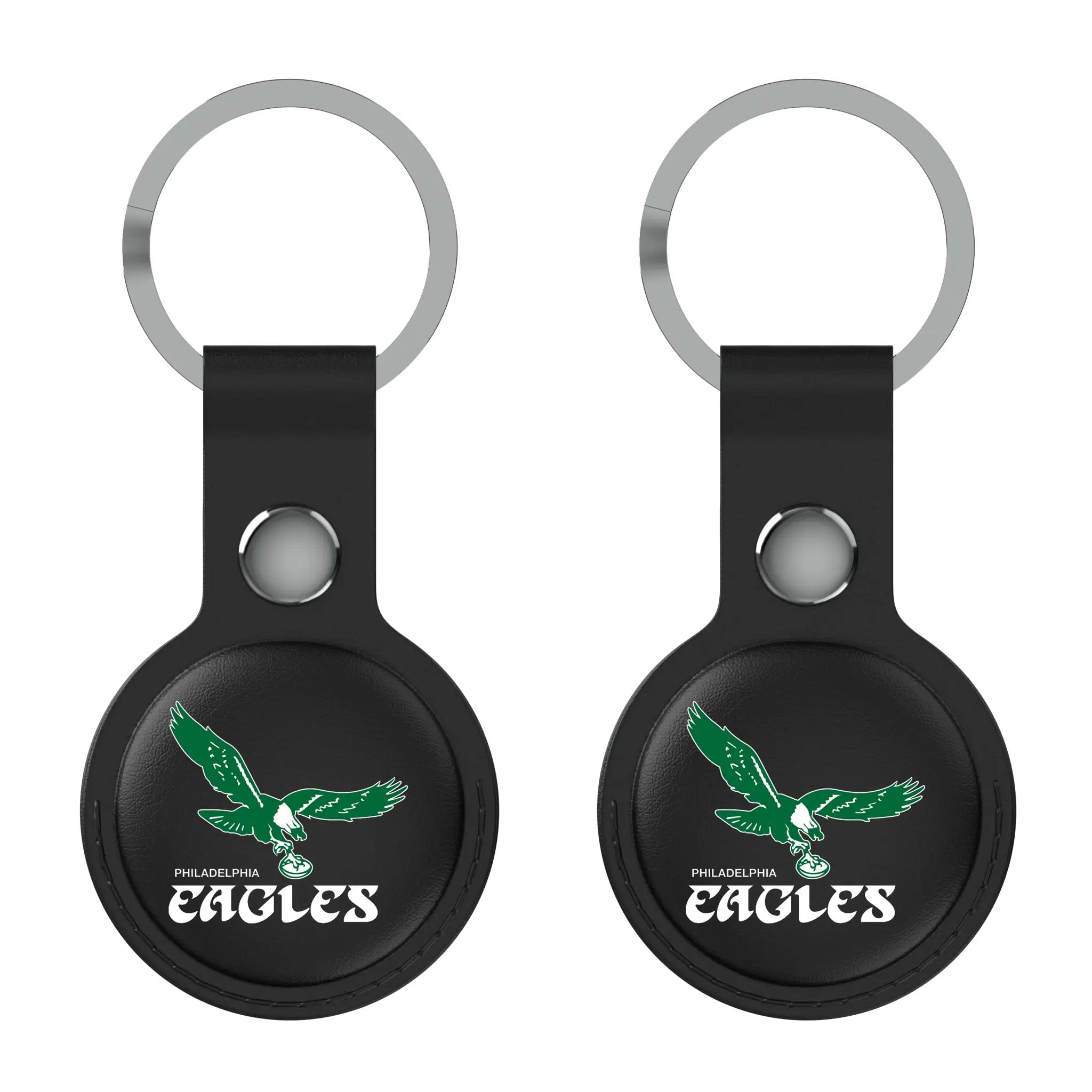 Philadelphia Eagles 1973-1995 Historic Collection Insignia Black Airtag Holder 2-Pack