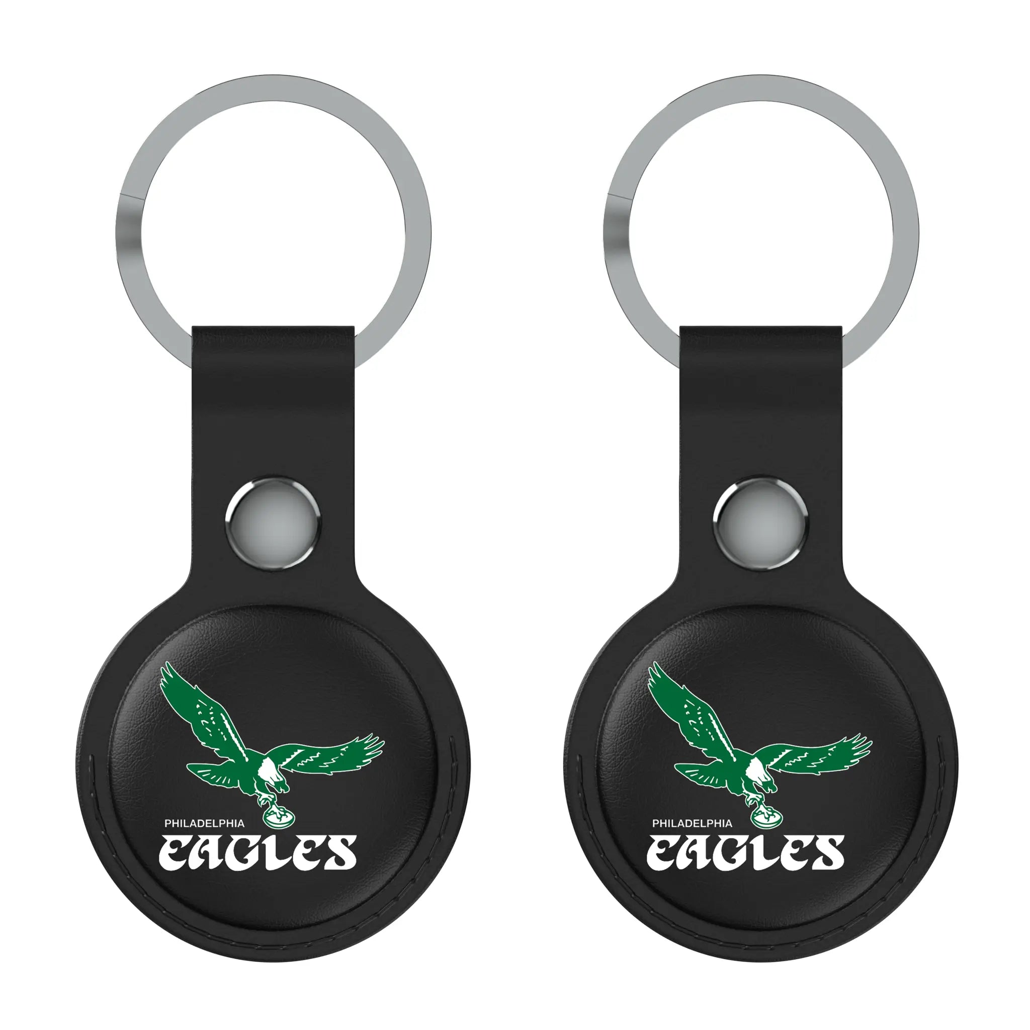 Philadelphia Eagles 1973-1995 Historic Collection Insignia Black Airtag Holder 2-Pack