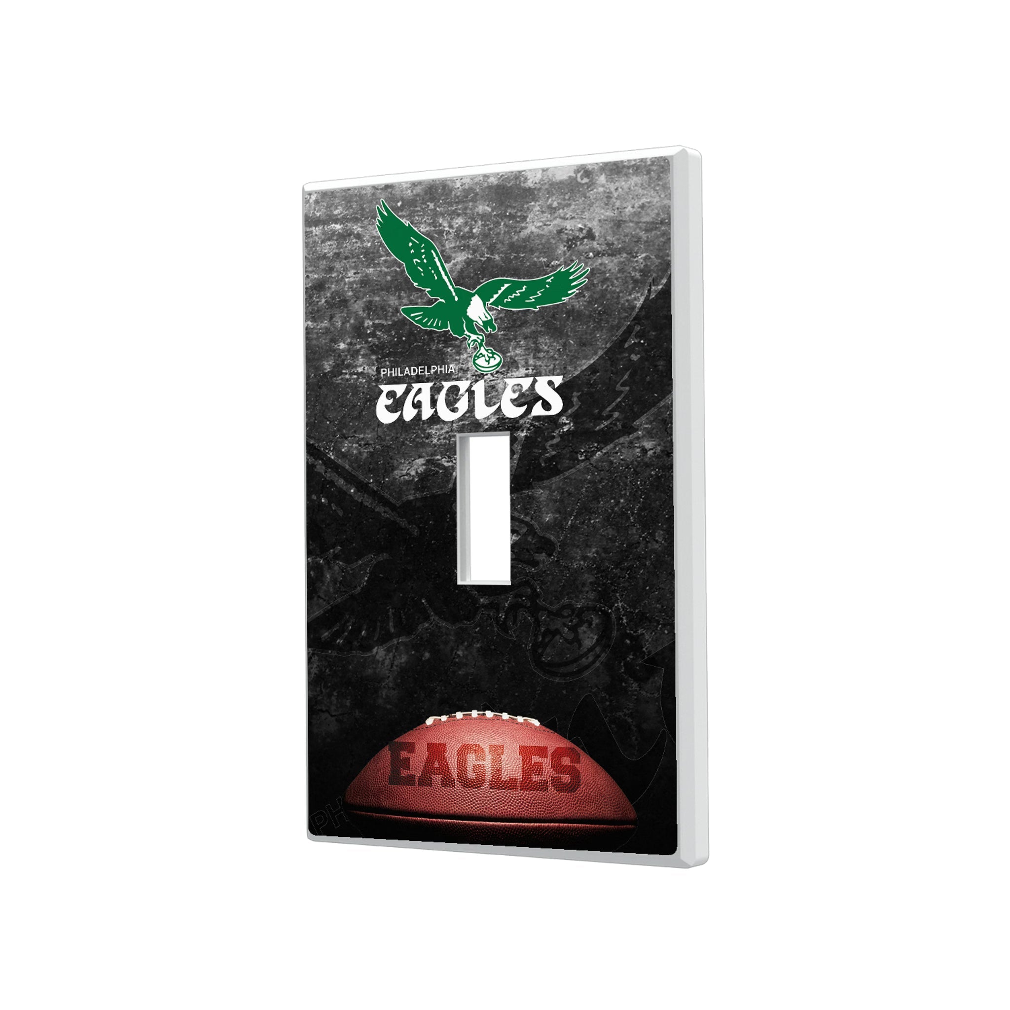 Philadelphia Eagles 1973-1995 Historic Collection Legendary Hidden-Screw Light Switch Plate