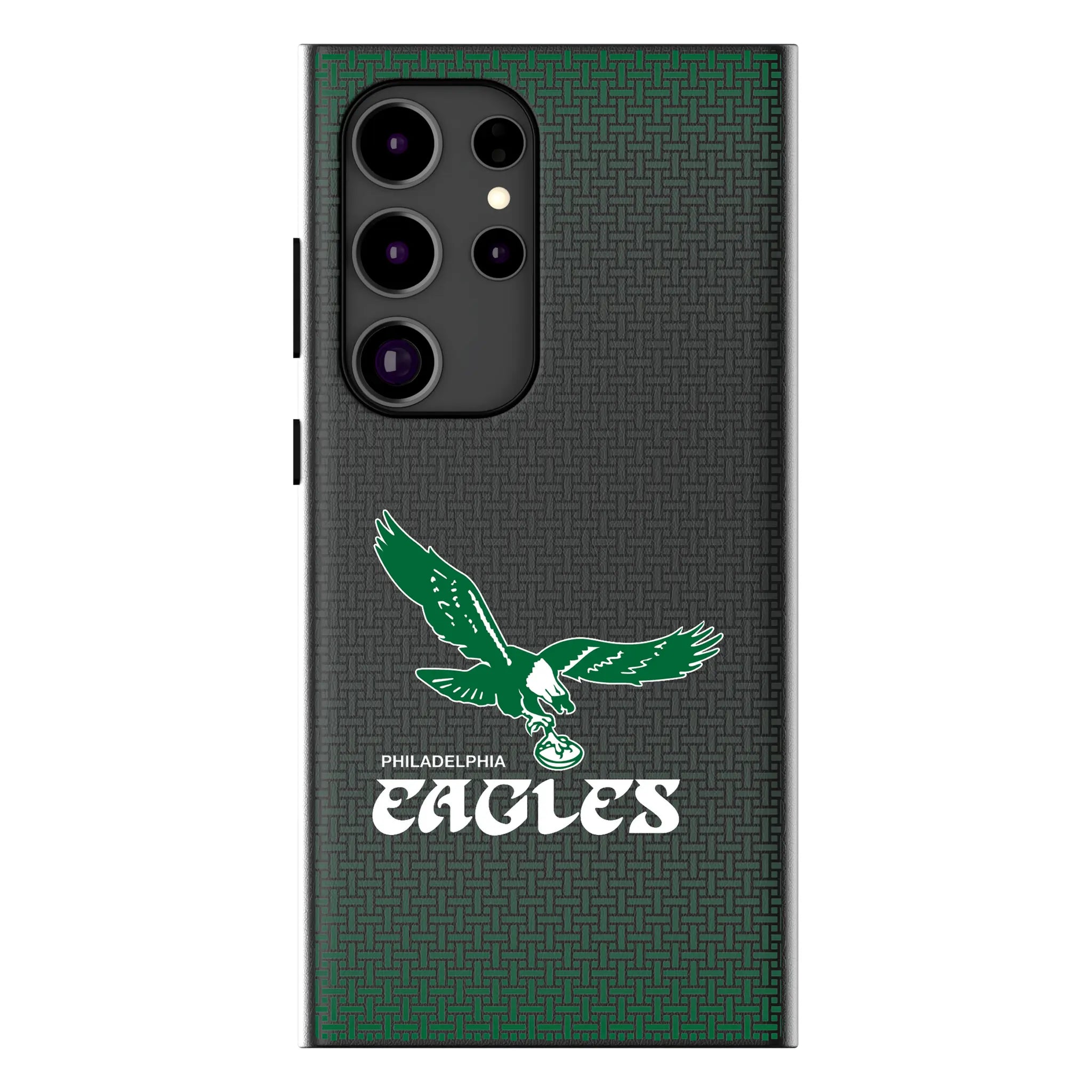 Philadelphia Eagles 1973-1995 Historic Collection Linen MagSafe Compatible Phone Case for Samsung Galaxy