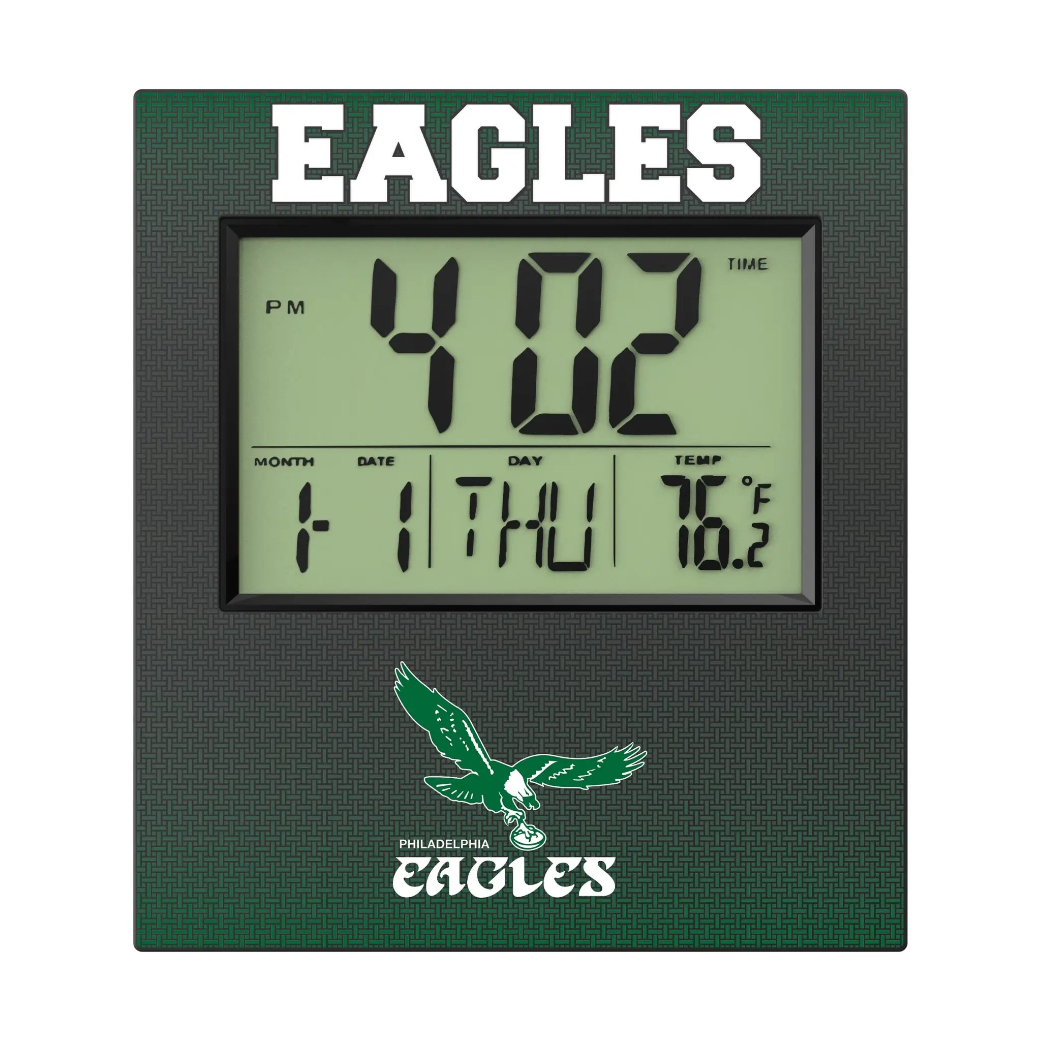 Philadelphia Eagles 1973-1995 Historic Collection Linen Wall Clock