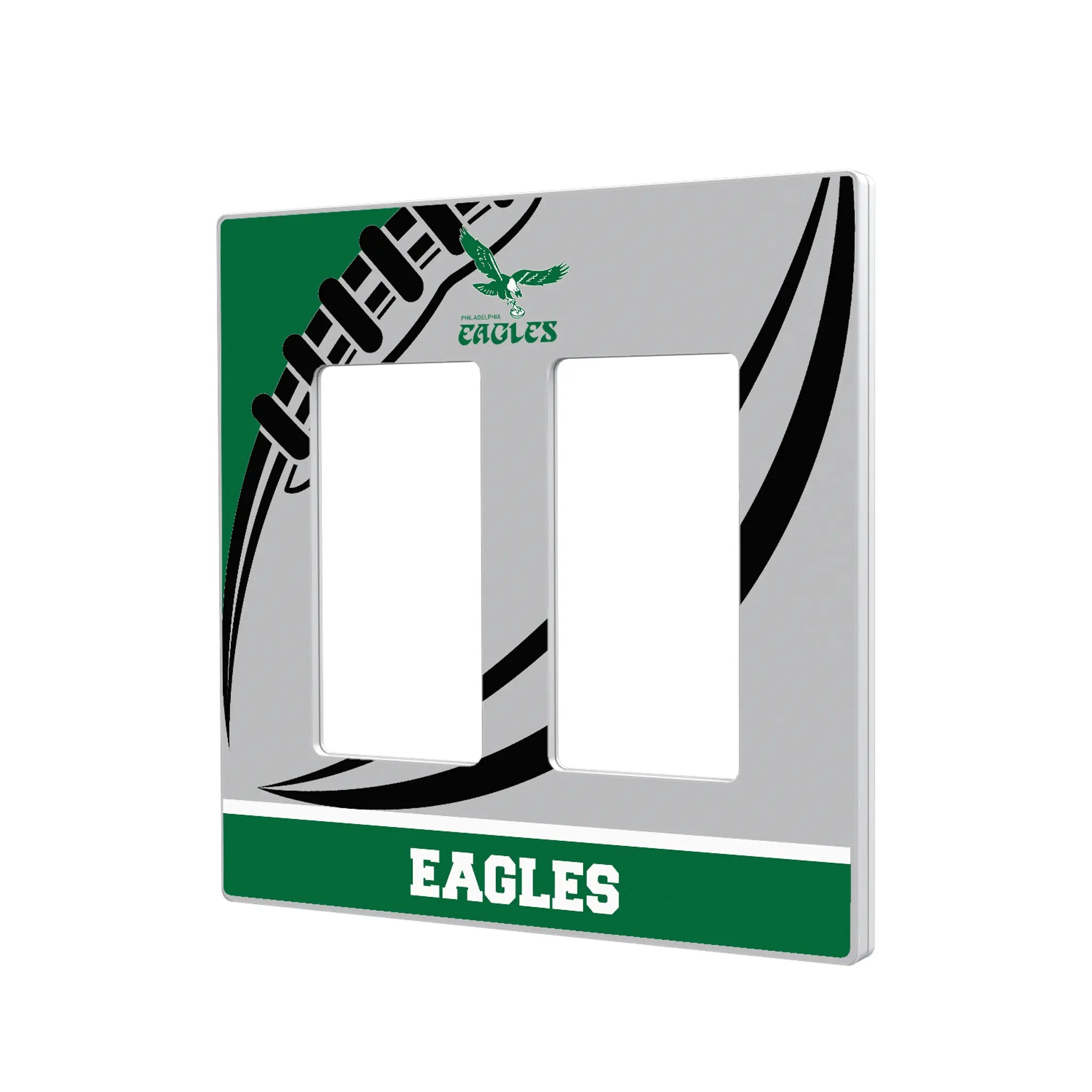 Philadelphia Eagles 1973-1995 Historic Collection Passtime Hidden-Screw Light Switch Plate