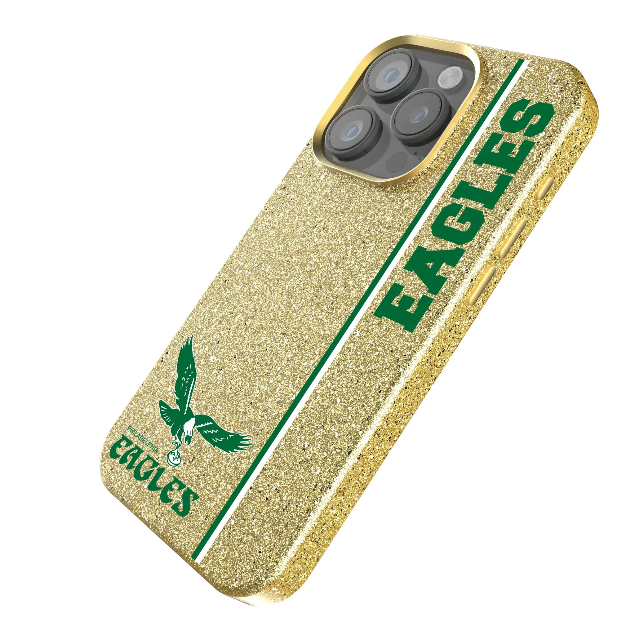 Philadelphia Eagles 1973-1995 Historic Collection Sidebar Bling Phone Case