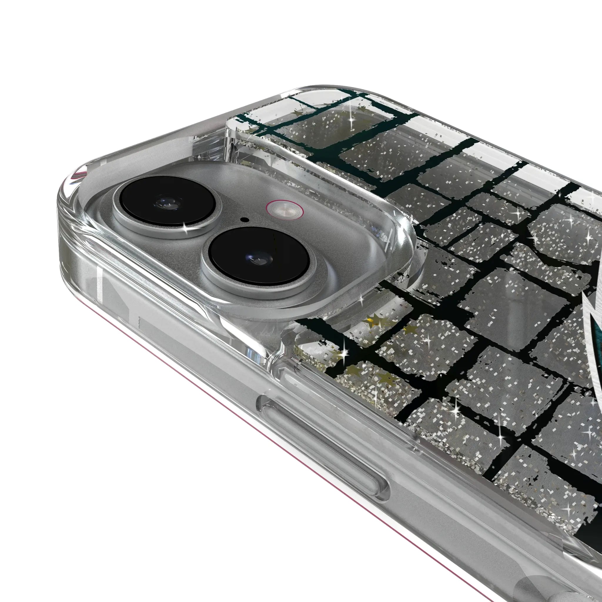 Philadelphia Eagles Brick Glitter Phone Case for Apple iPhone
