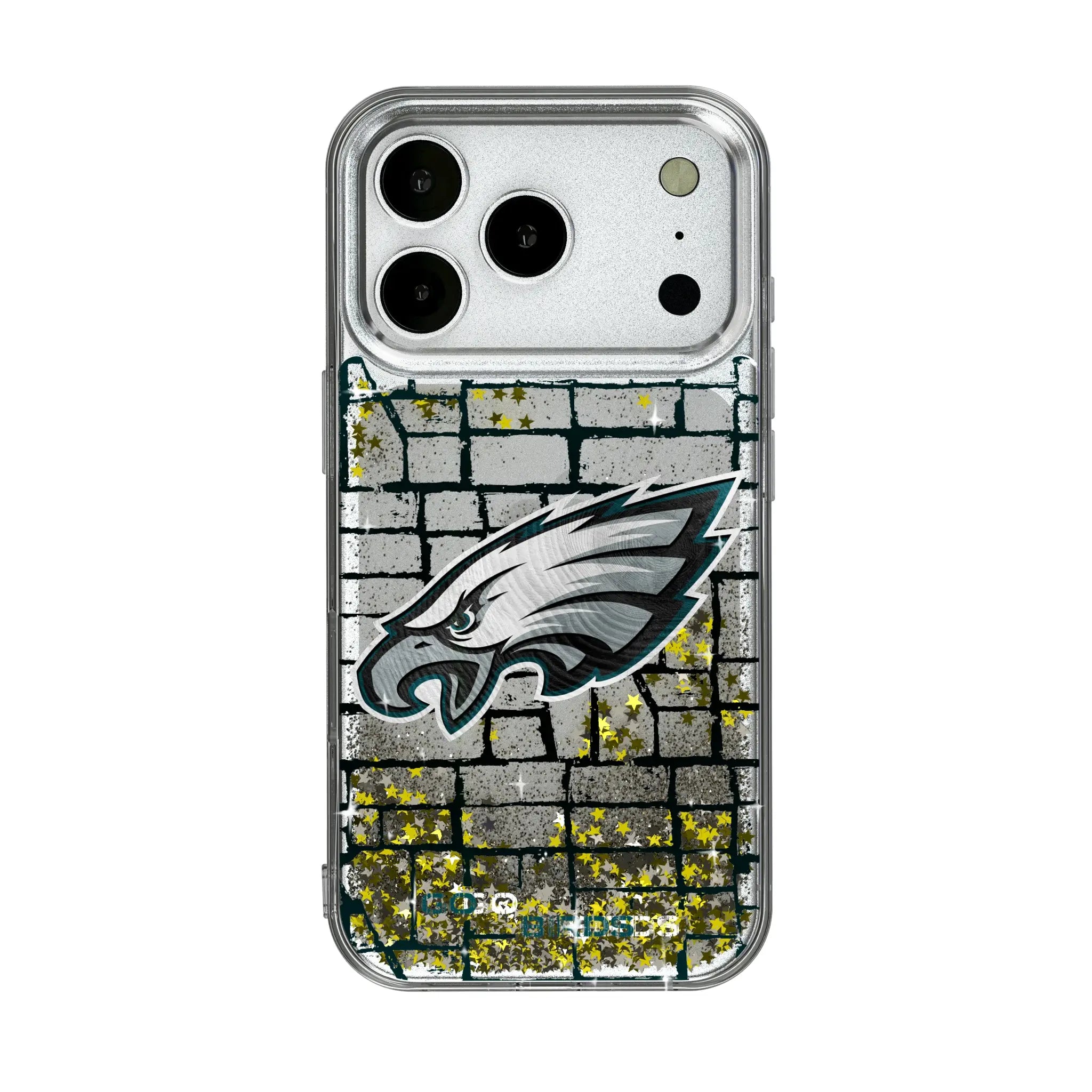Philadelphia Eagles Brick Glitter Phone Case for Apple iPhone