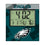 Philadelphia Eagles Color Block Wall Clock