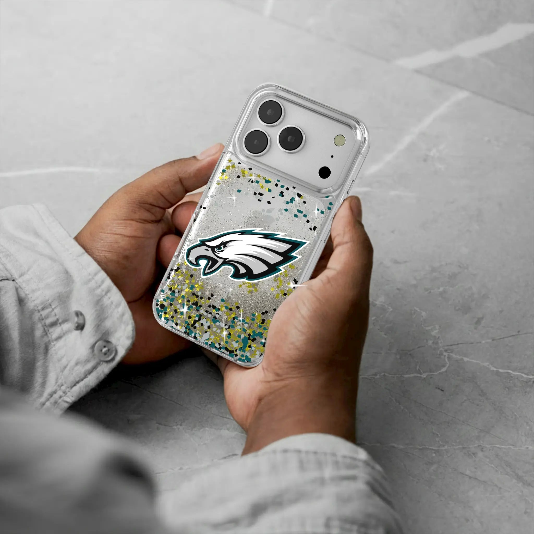Philadelphia Eagles Confetti Glitter Phone Case