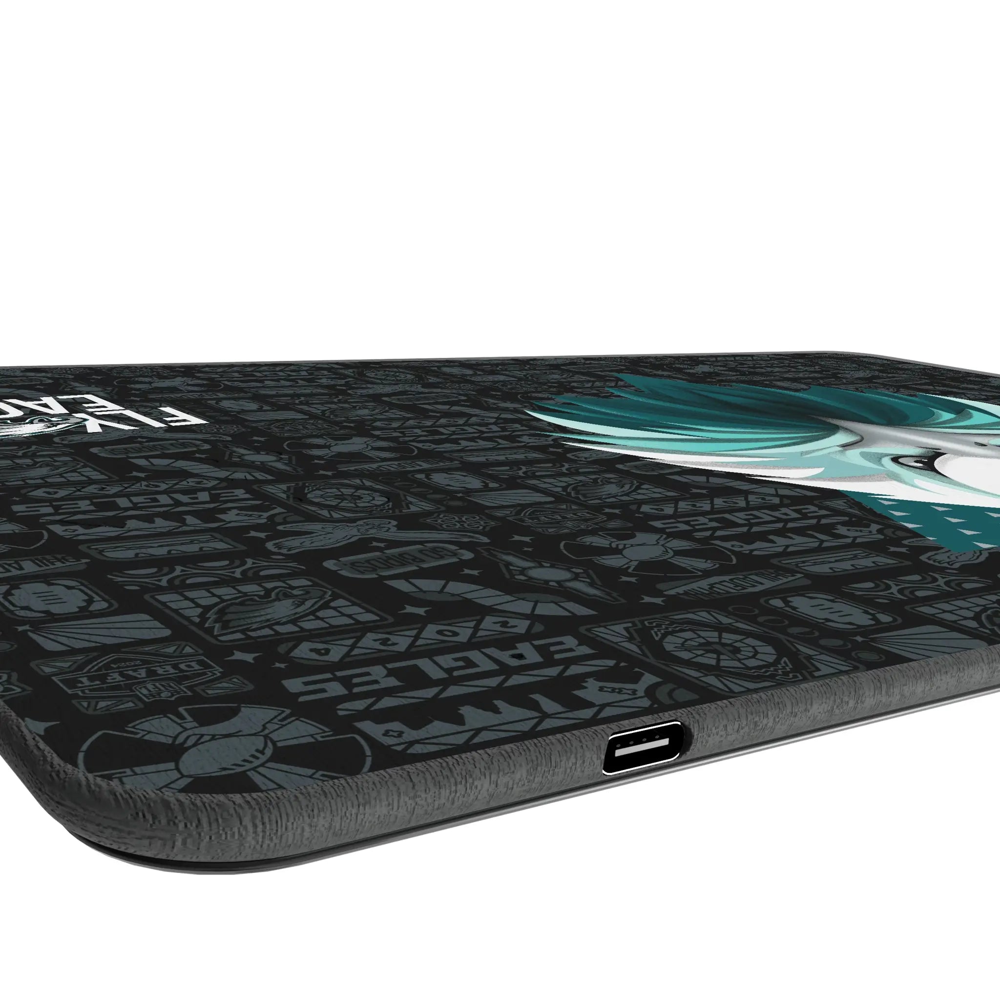 Philadelphia Eagles 2024 Edition 15-Watt Wireless Charger and Mouse Pad