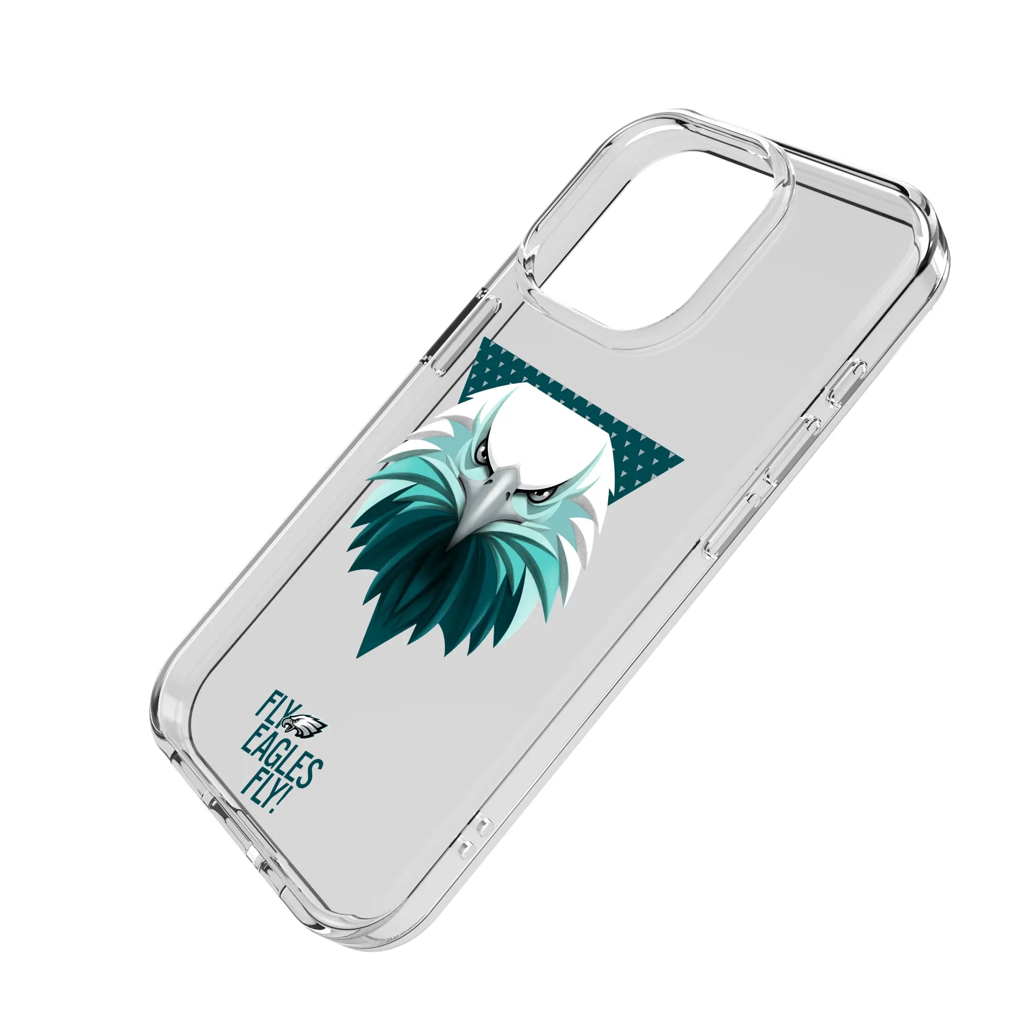 Philadelphia Eagles 2024 Edition Clear Phone Case for Apple iPhone