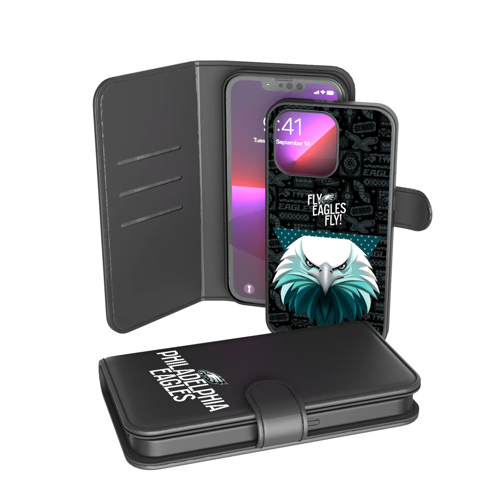 Philadelphia Eagles 2024 Illustrated Limited Edition Wallet Phone Case