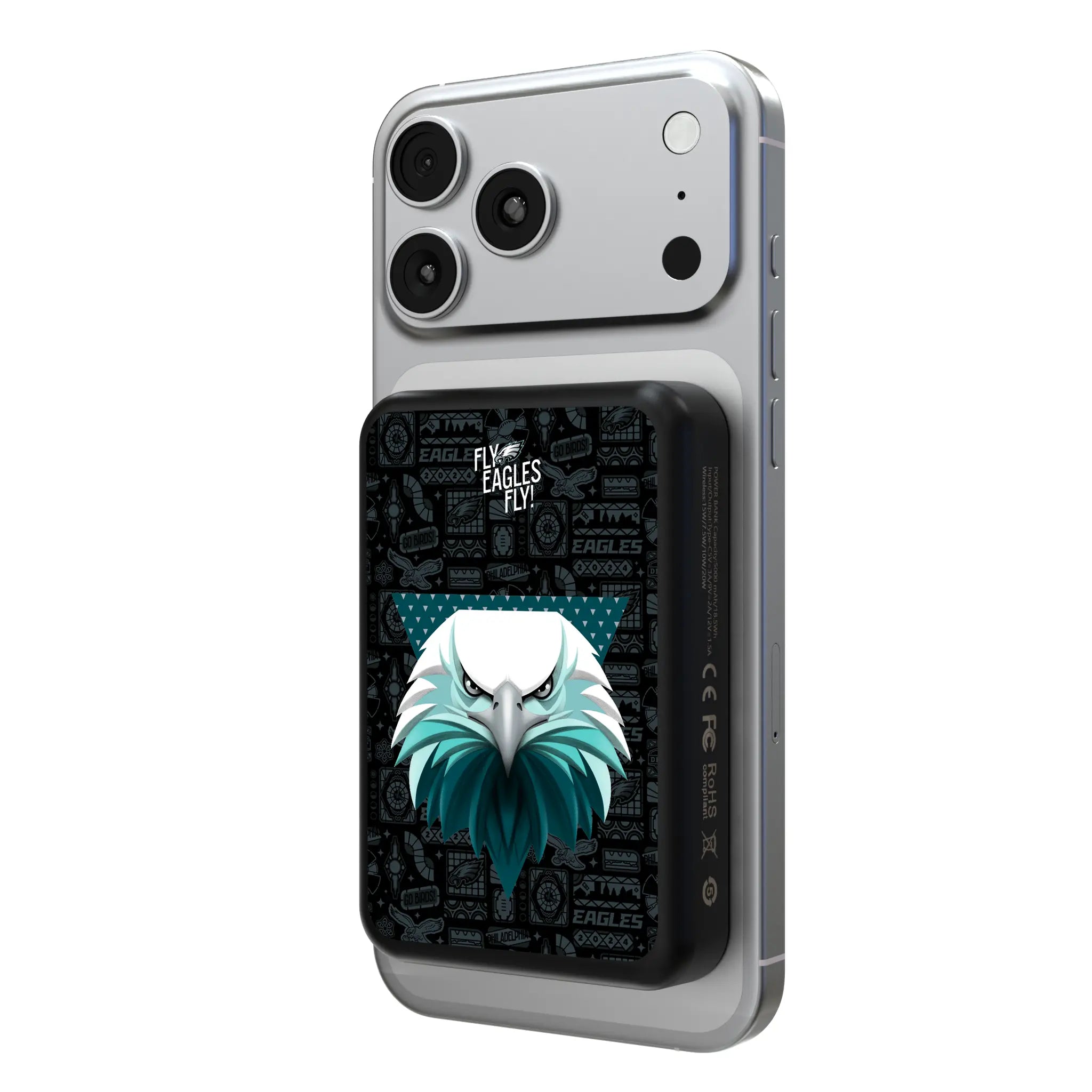Philadelphia Eagles 2024 Illustrated Limited Edition Wireless Mag Power Bank