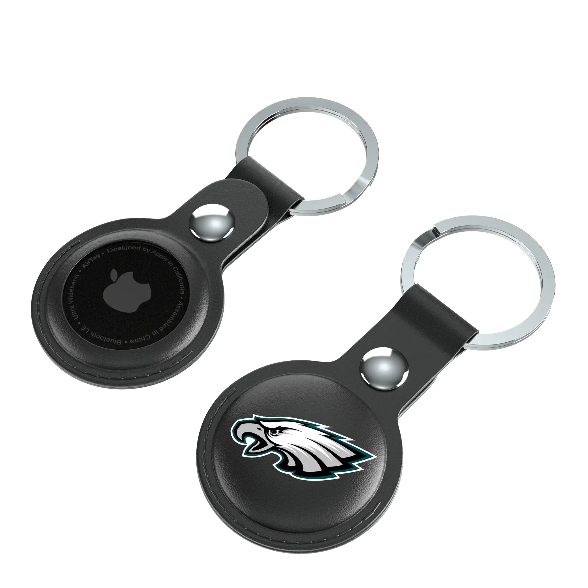 Philadelphia Eagles Insignia Black Airtag Holder 2-Pack