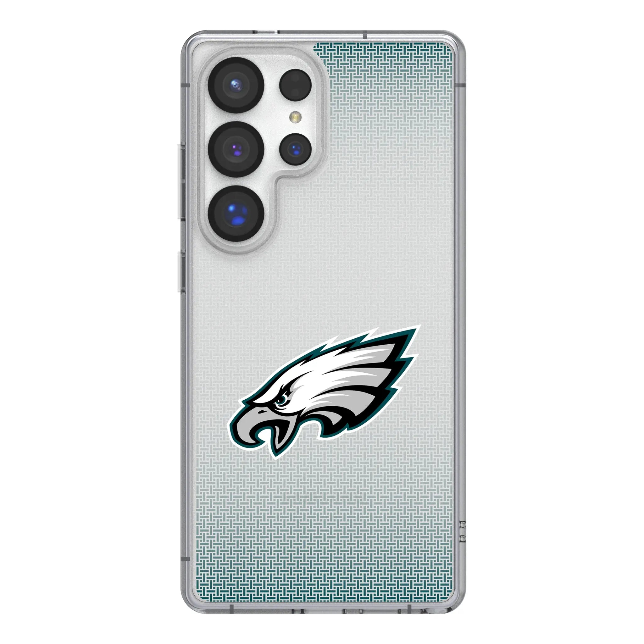 Philadelphia Eagles Linen Clear Phone Case for Samsung Galaxy