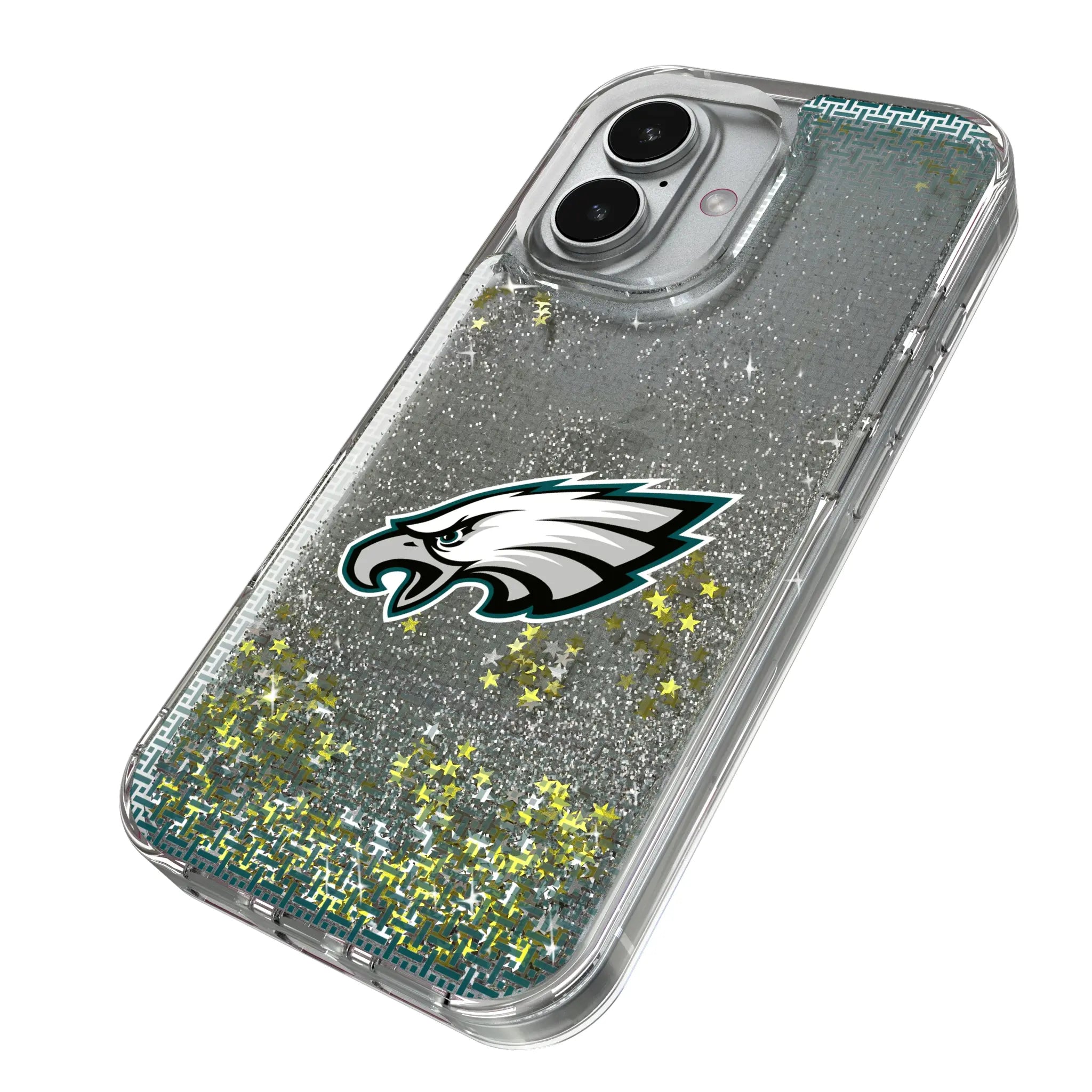 Philadelphia Eagles Linen Glitter Phone Case
