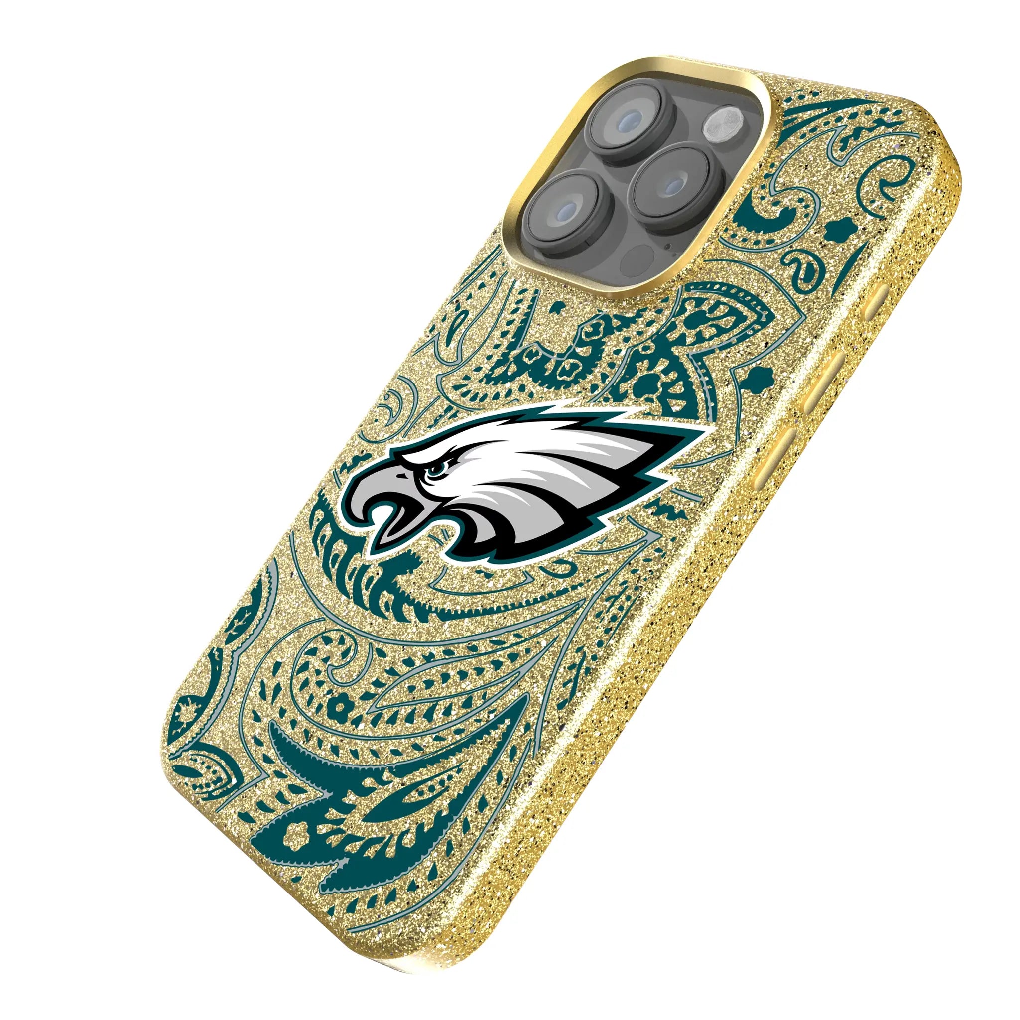 Philadelphia Eagles Paisley Bling Phone Case