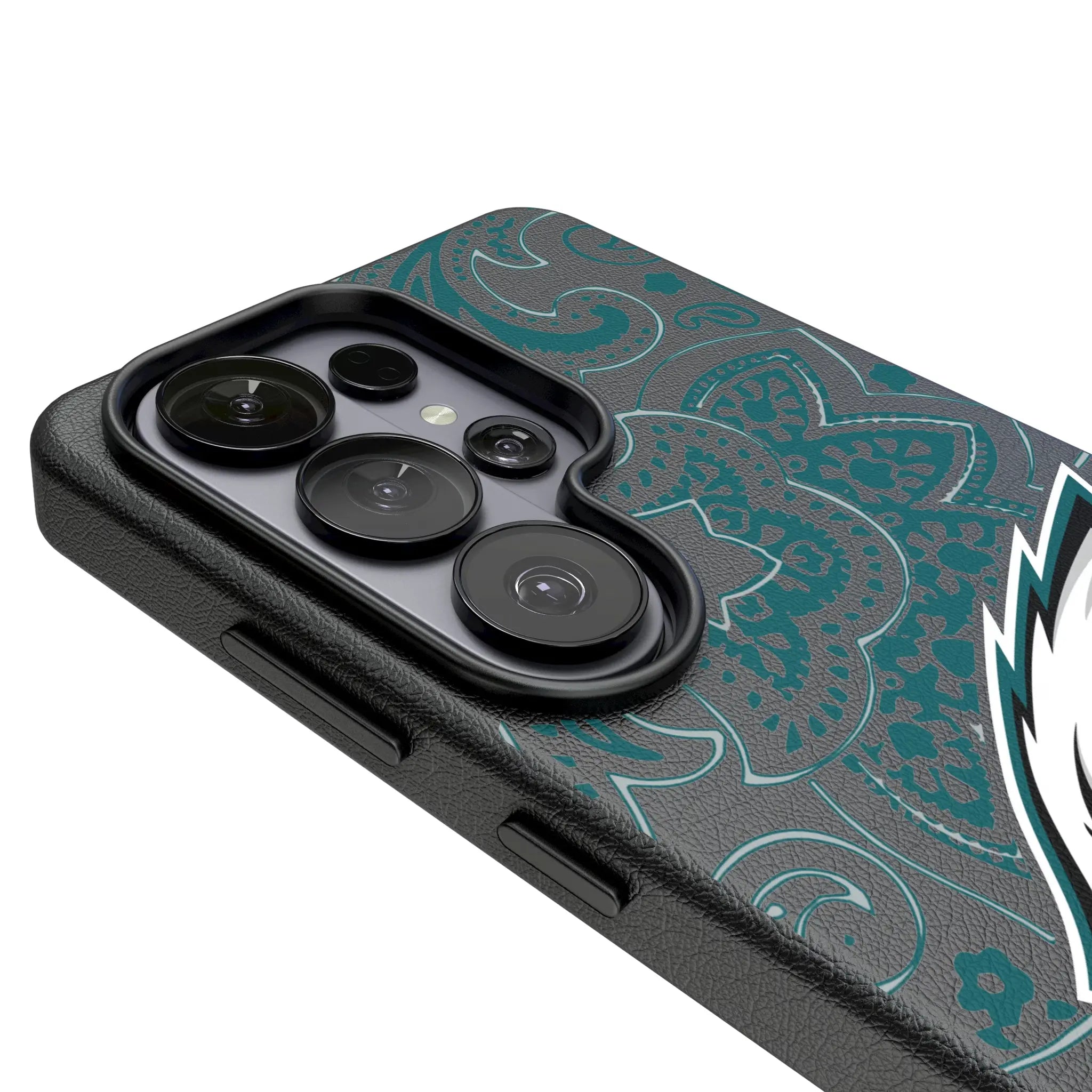 Philadelphia Eagles Paisley MagSafe Compatible Phone Case for Samsung Galaxy