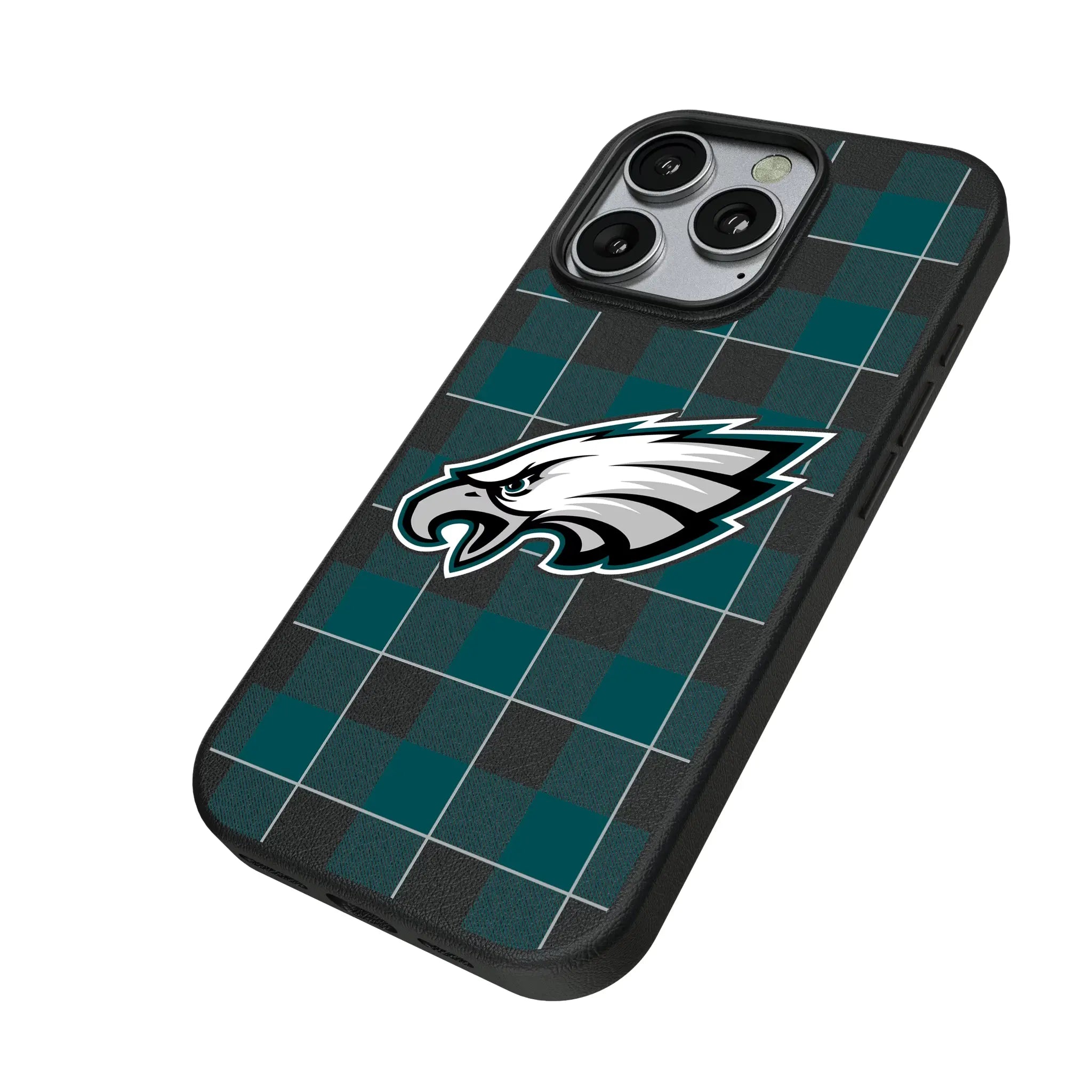 Philadelphia Eagles Plaid MagSafe Compatible Phone Case for Apple iPhone