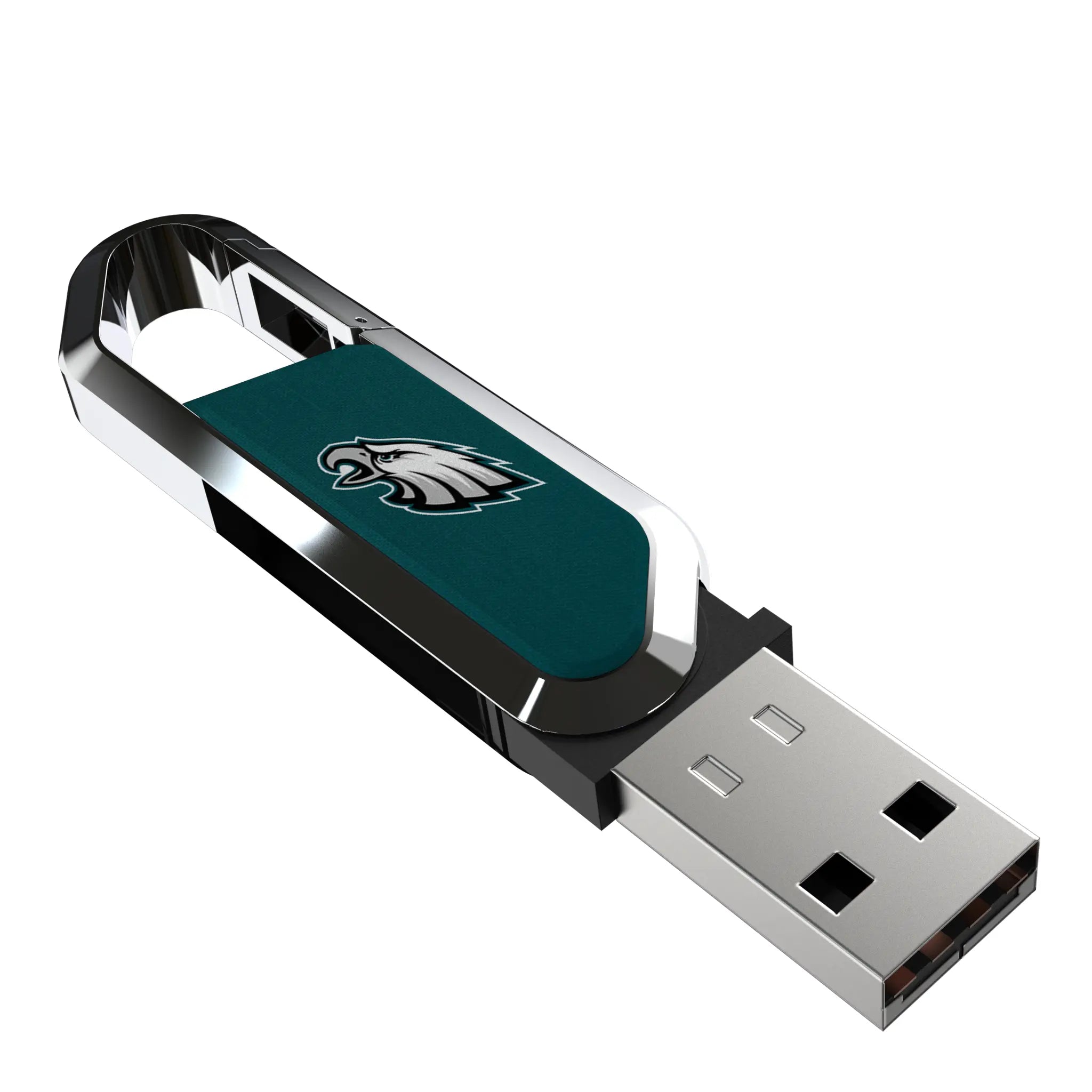 Philadelphia Eagles Solid USB 32GB Clip Style Flash Drive