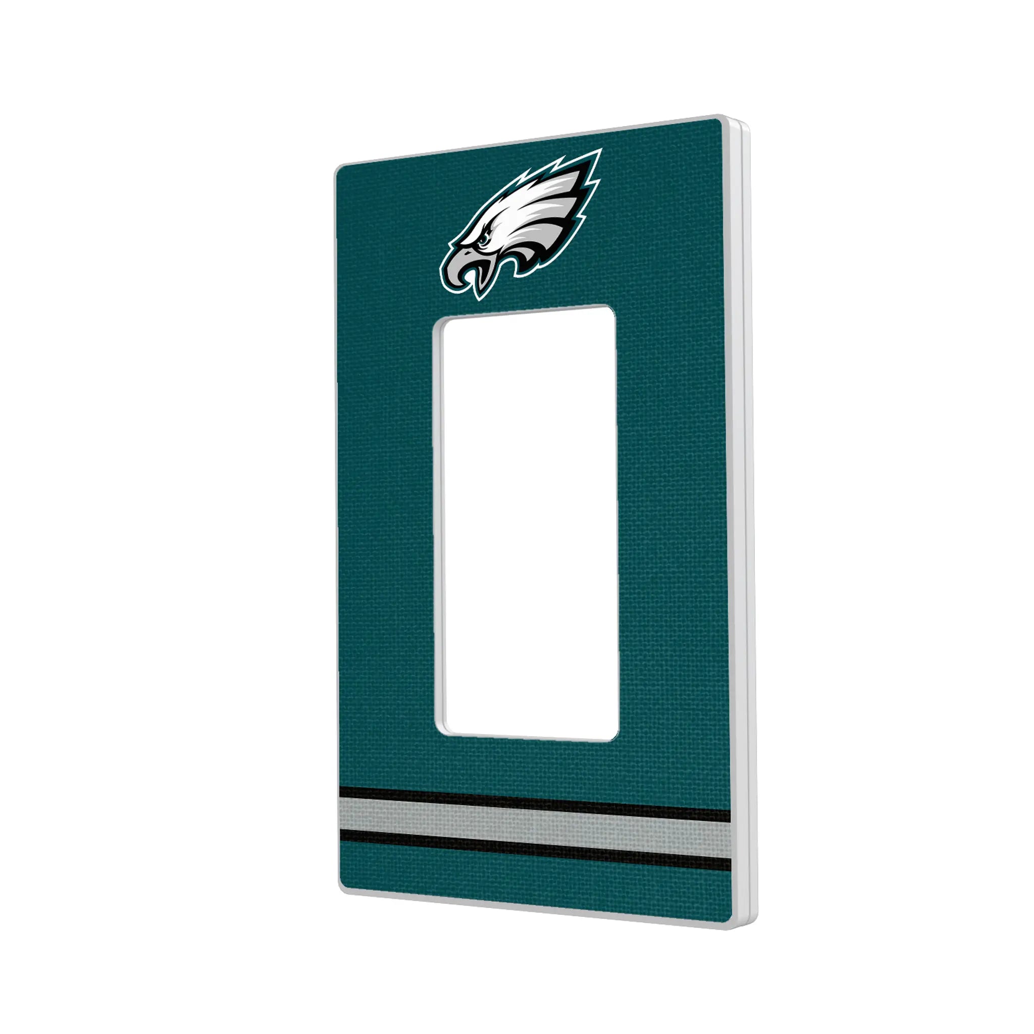 Philadelphia Eagles Stripe Hidden-Screw Light Switch Plate