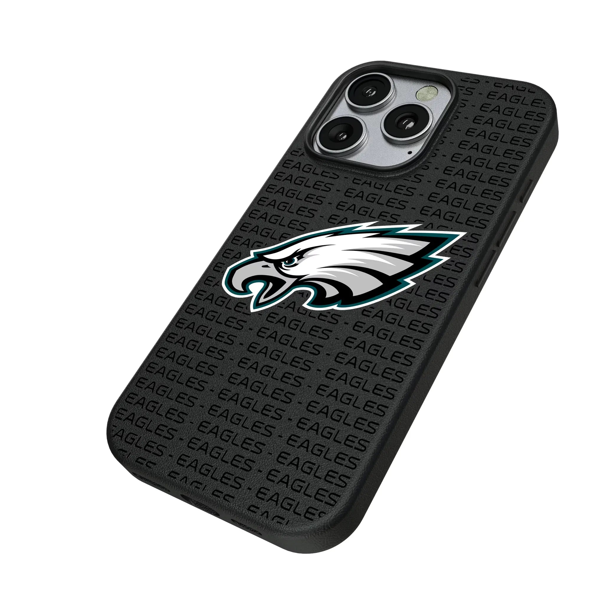 Philadelphia Eagles Text Backdrop MagSafe Compatible Phone Case for Apple iPhone