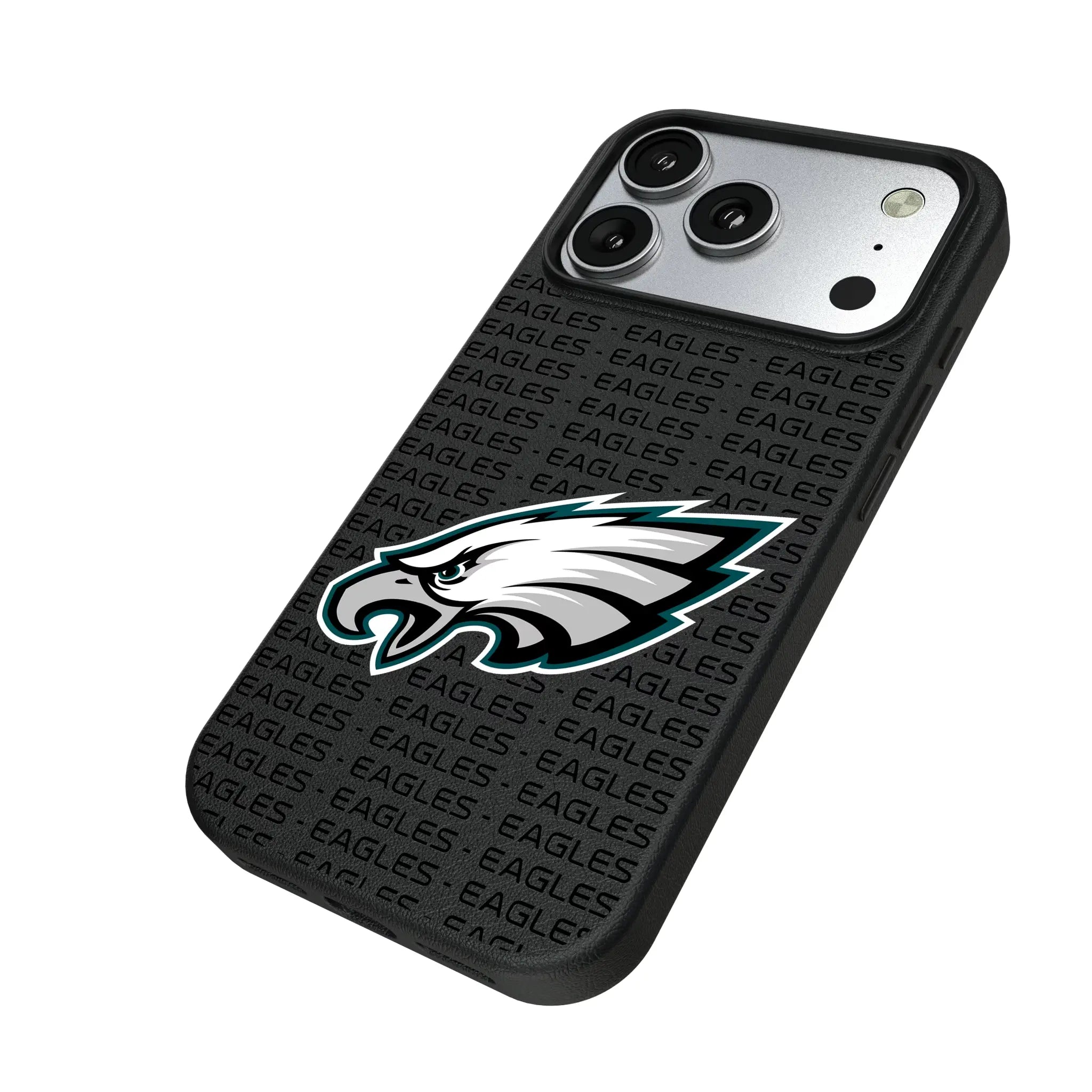 Philadelphia Eagles Text Backdrop MagSafe Compatible Phone Case for Apple iPhone