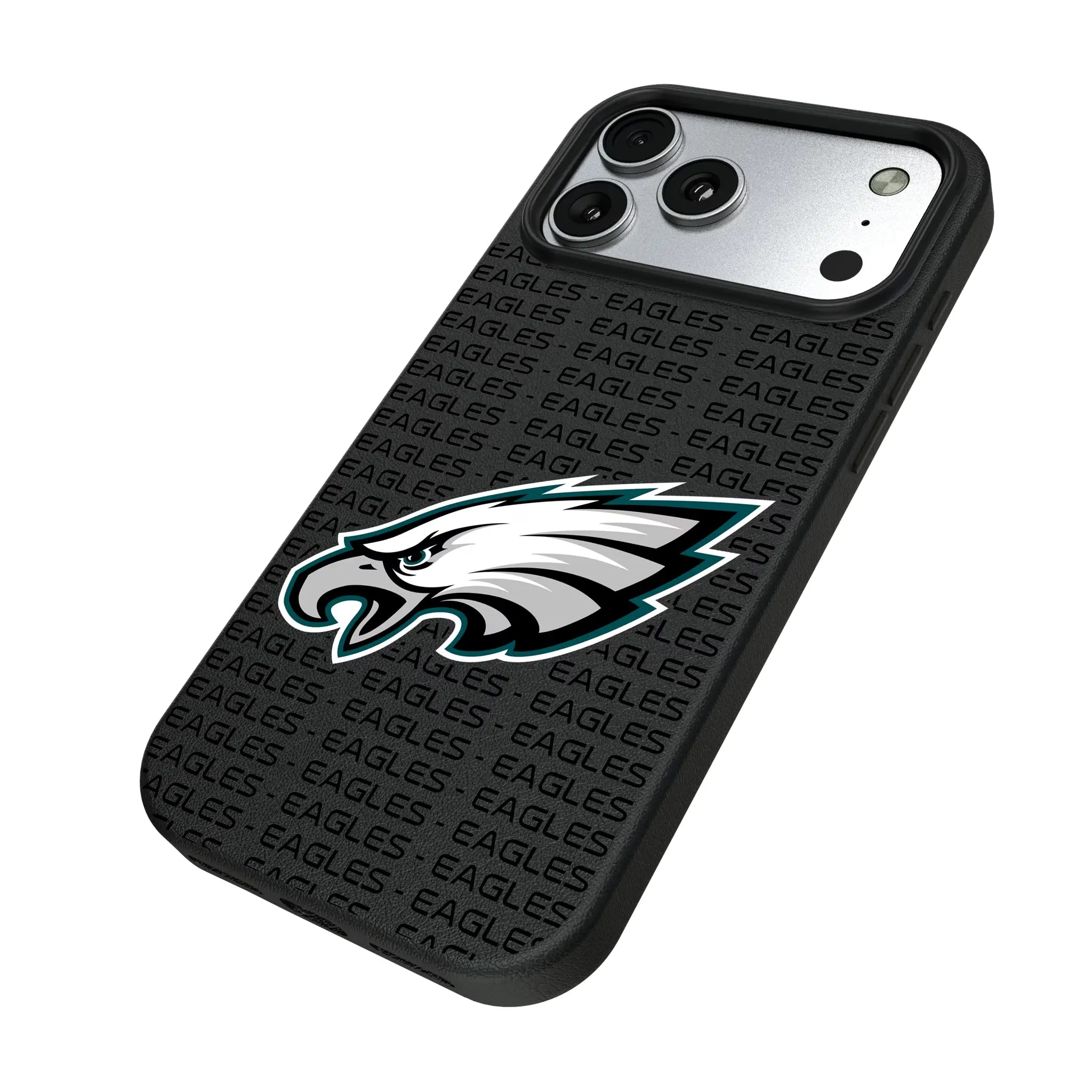 Philadelphia Eagles Text Backdrop MagSafe Compatible Phone Case for Apple iPhone