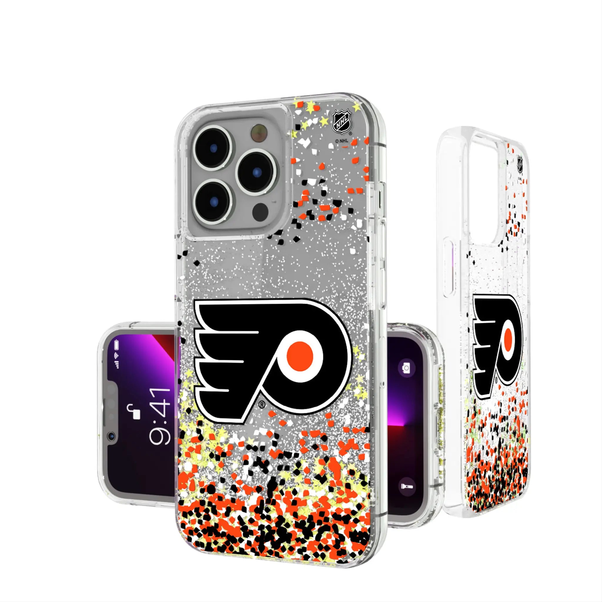 Philadelphia Flyers Confetti Glitter Phone Case