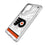 Philadelphia Flyers Ice Stripe Clear Phone Case for Samsung Galaxy