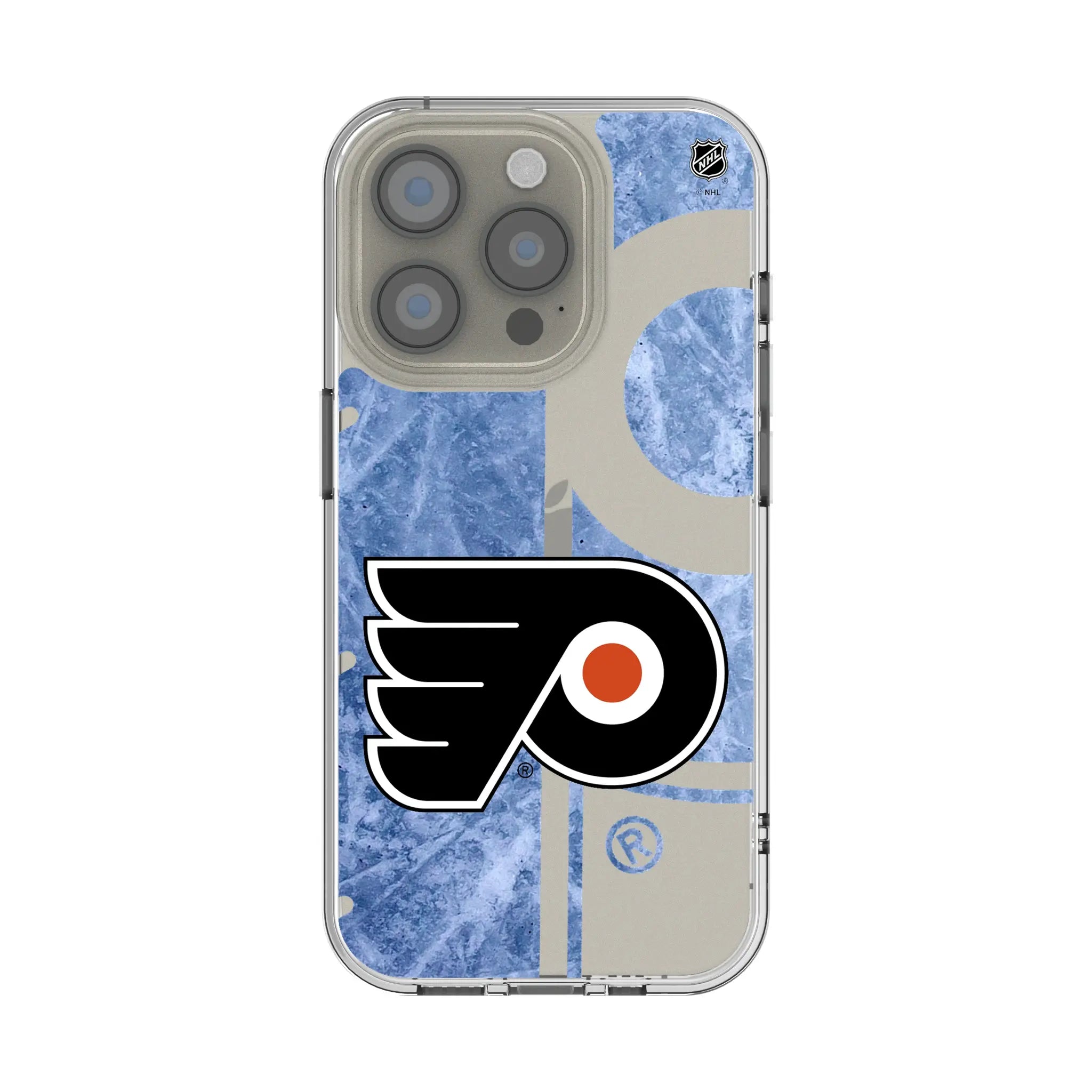 Philadelphia Flyers Ice Tilt Clear Phone Case for Apple iPhone