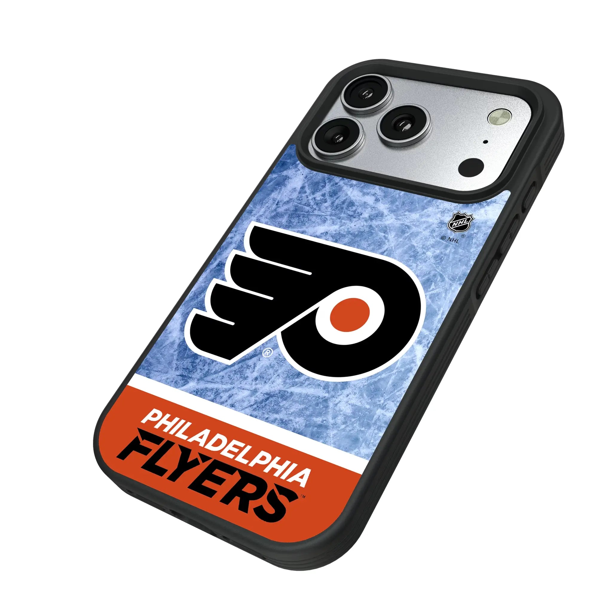 Philadelphia Flyers Ice Wordmark Bump Phone Case