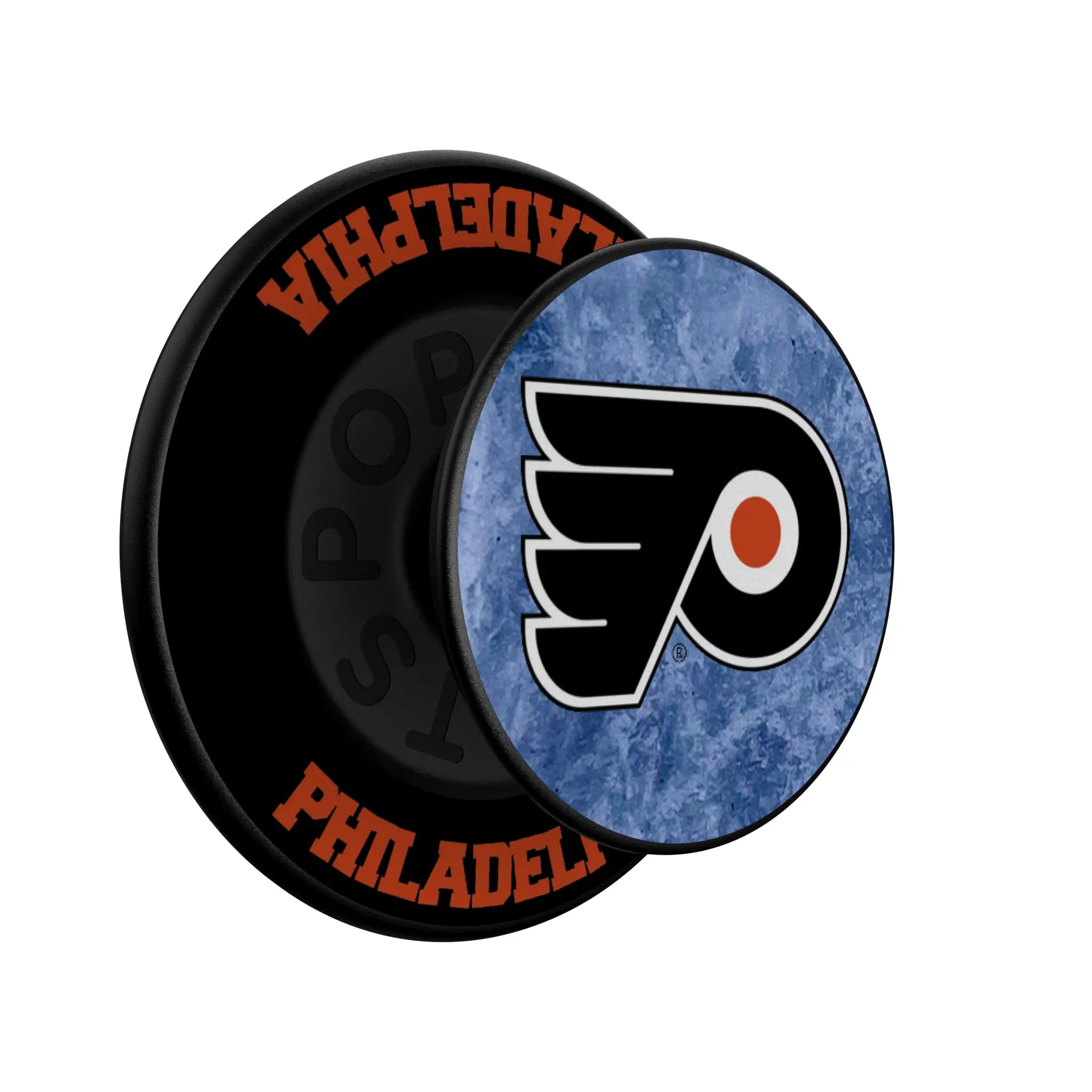 Philadelphia Flyers Ice Wordmark PopSockets Magnetic Phone Grip and Stand