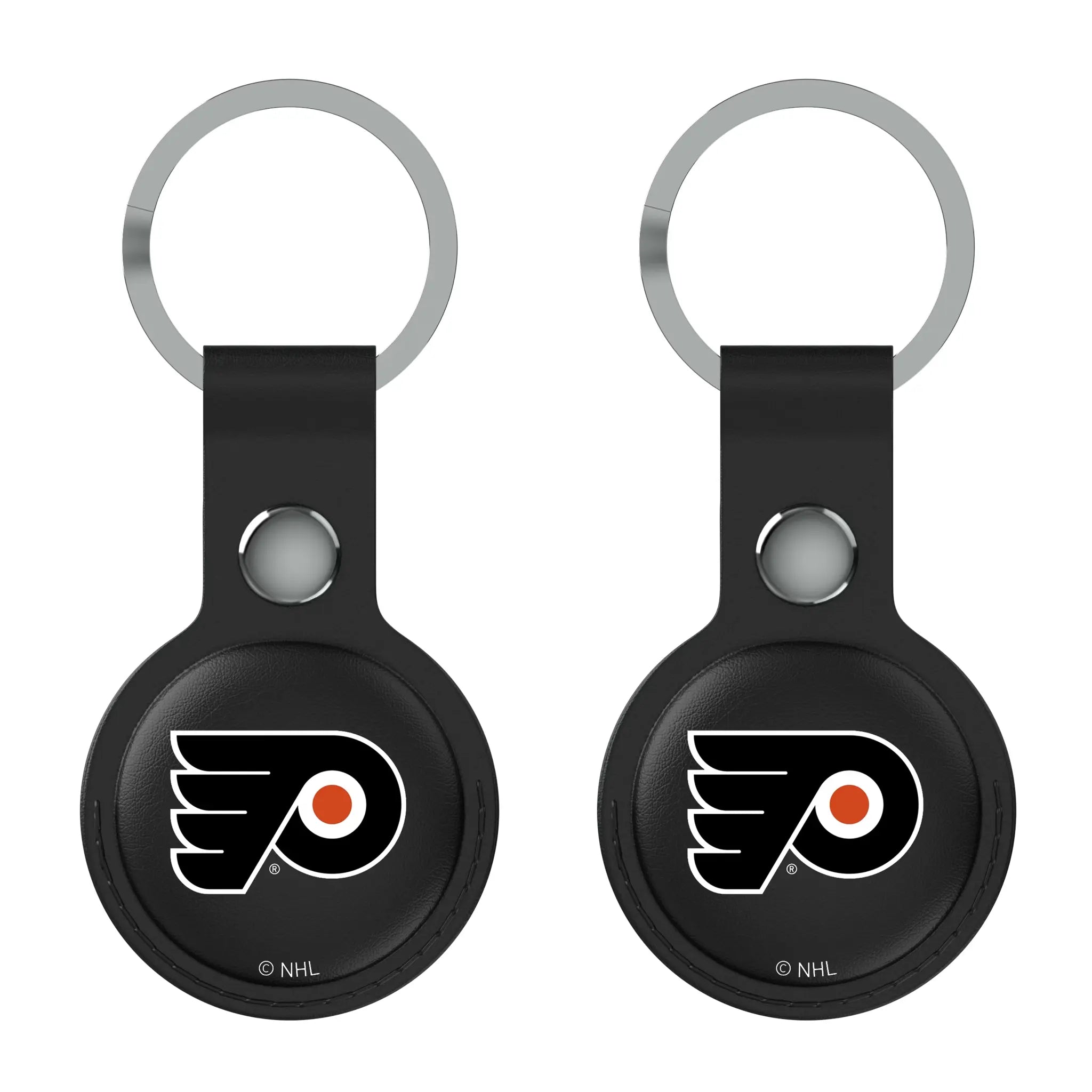 Philadelphia Flyers Insignia Black Airtag Holder 2-Pack