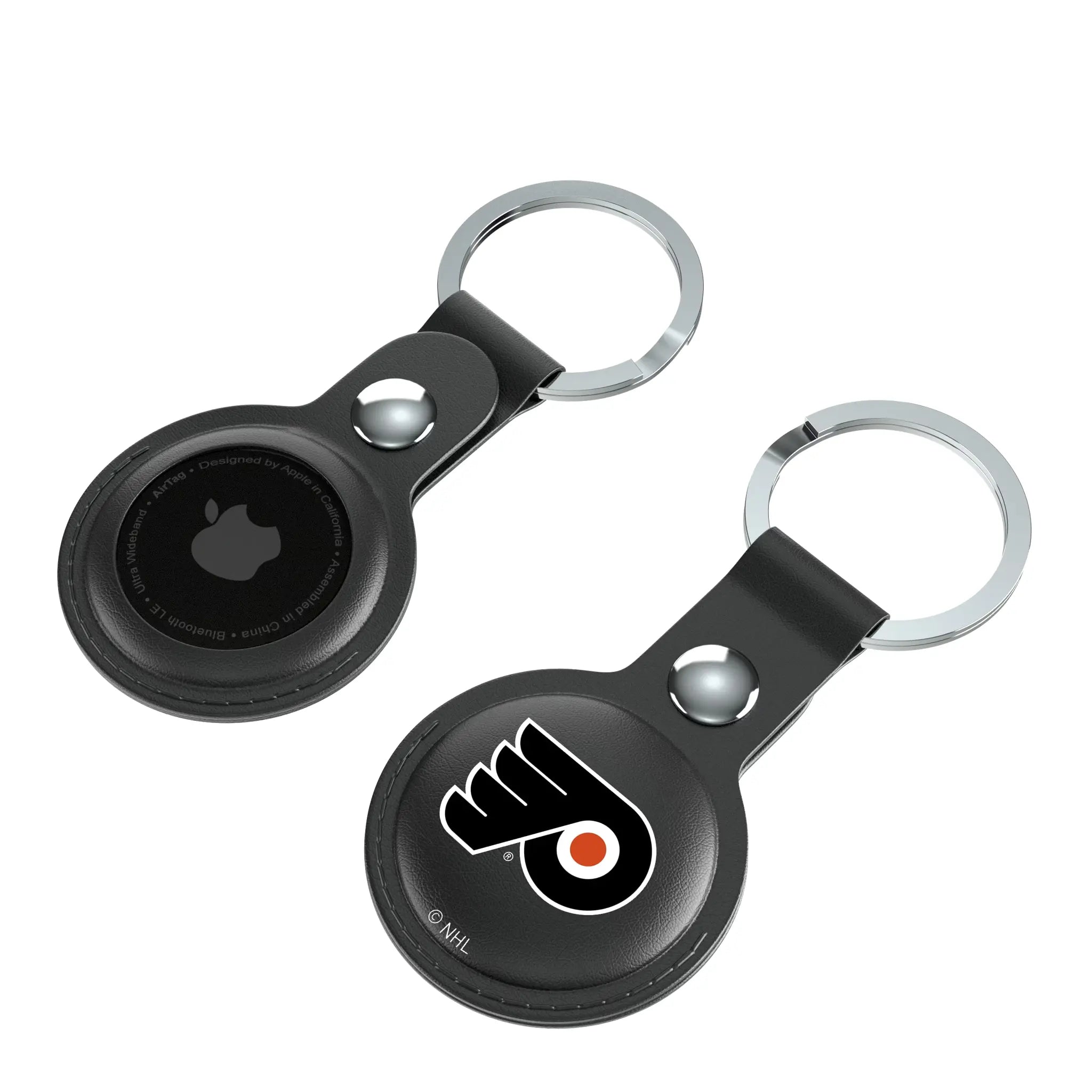 Philadelphia Flyers Insignia Black Airtag Holder 2-Pack