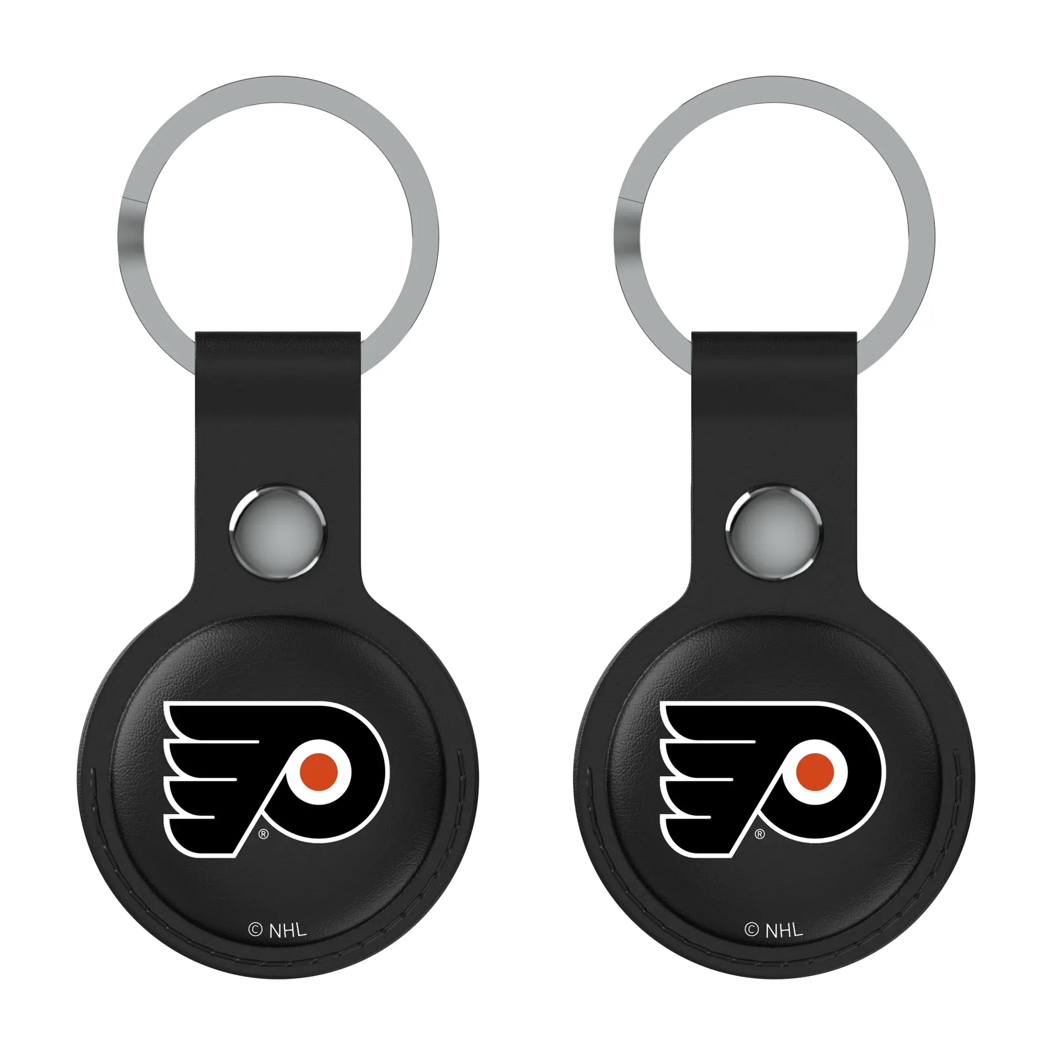 Philadelphia Flyers Insignia Black Airtag Holder 2-Pack