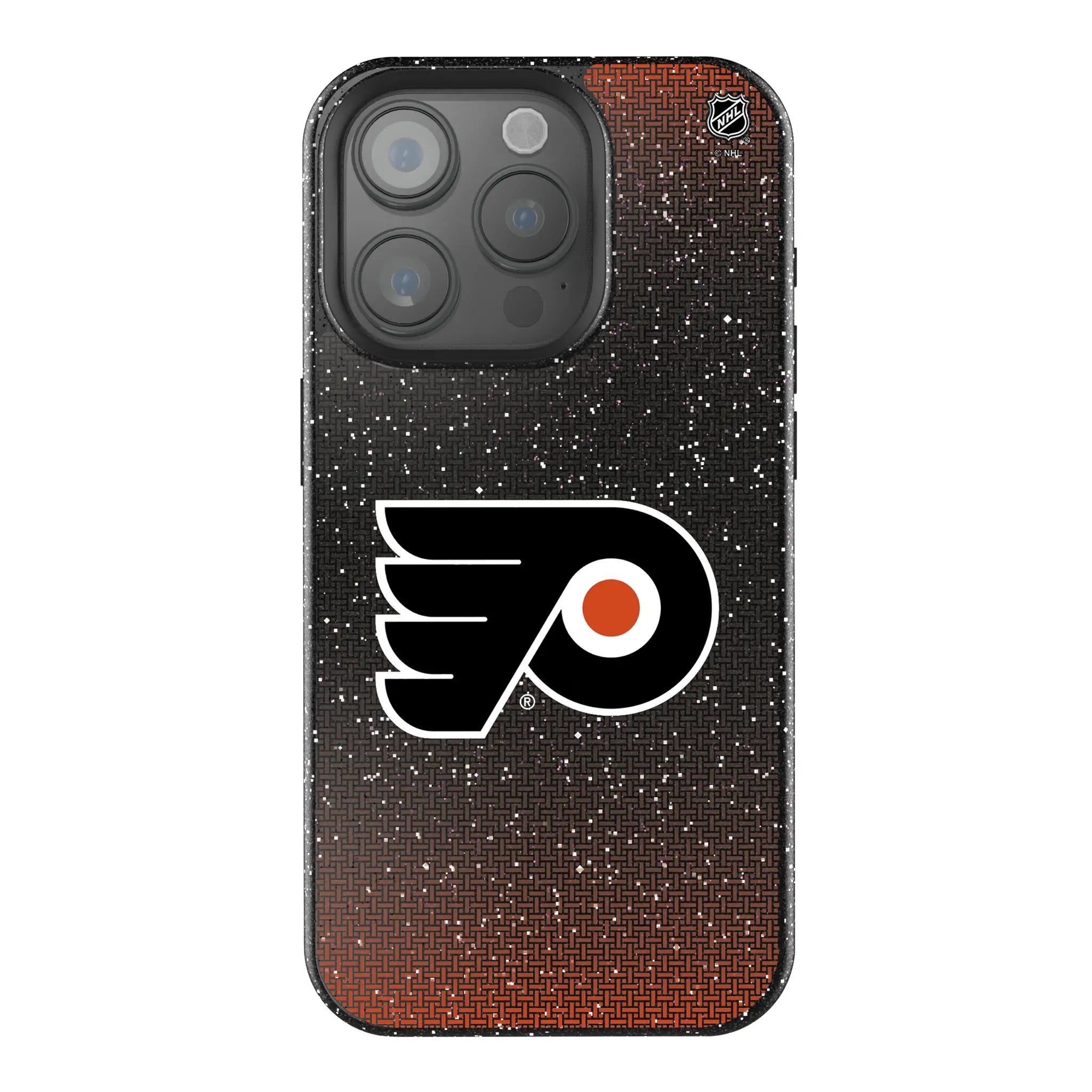 Philadelphia Flyers Linen Bling Phone Case for Apple iPhone