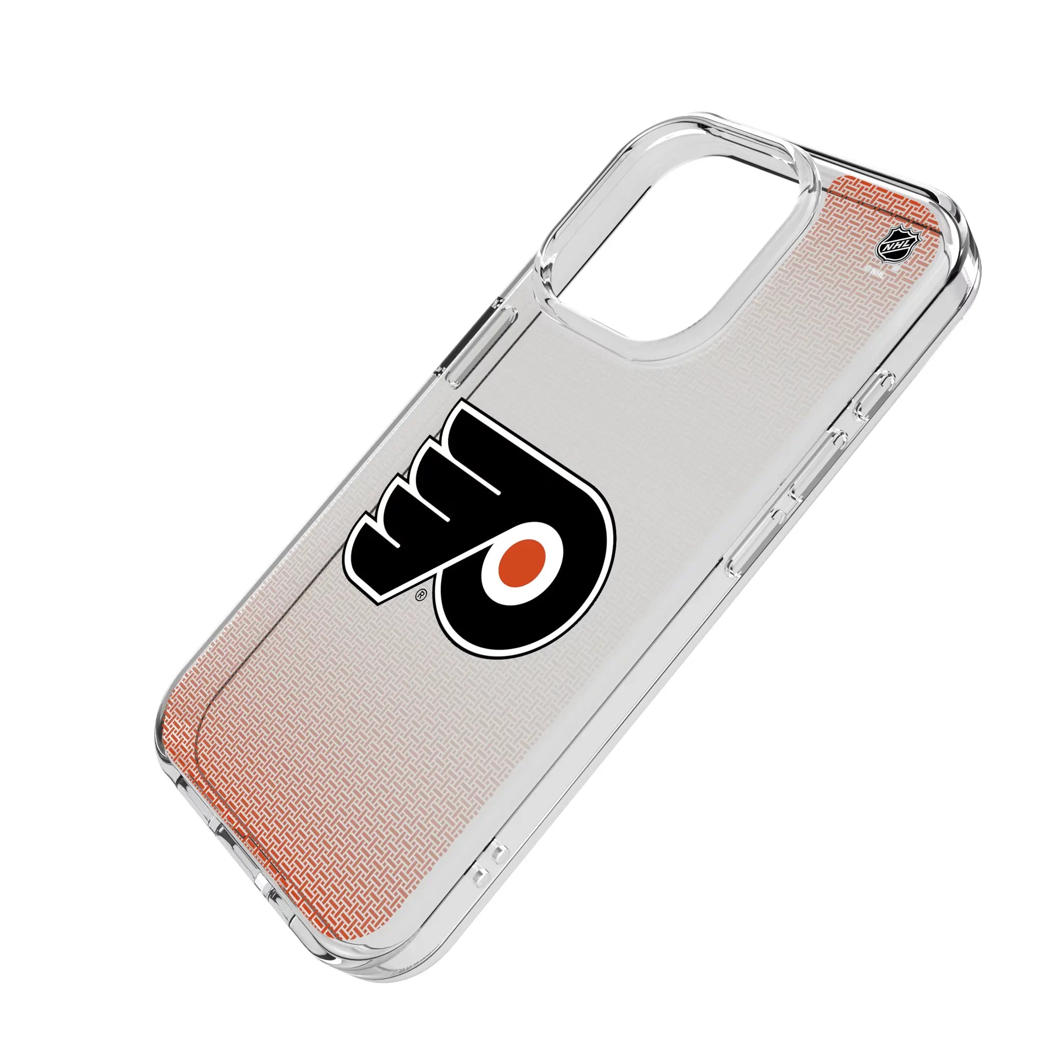 Philadelphia Flyers Linen Clear Phone Case for Apple iPhone