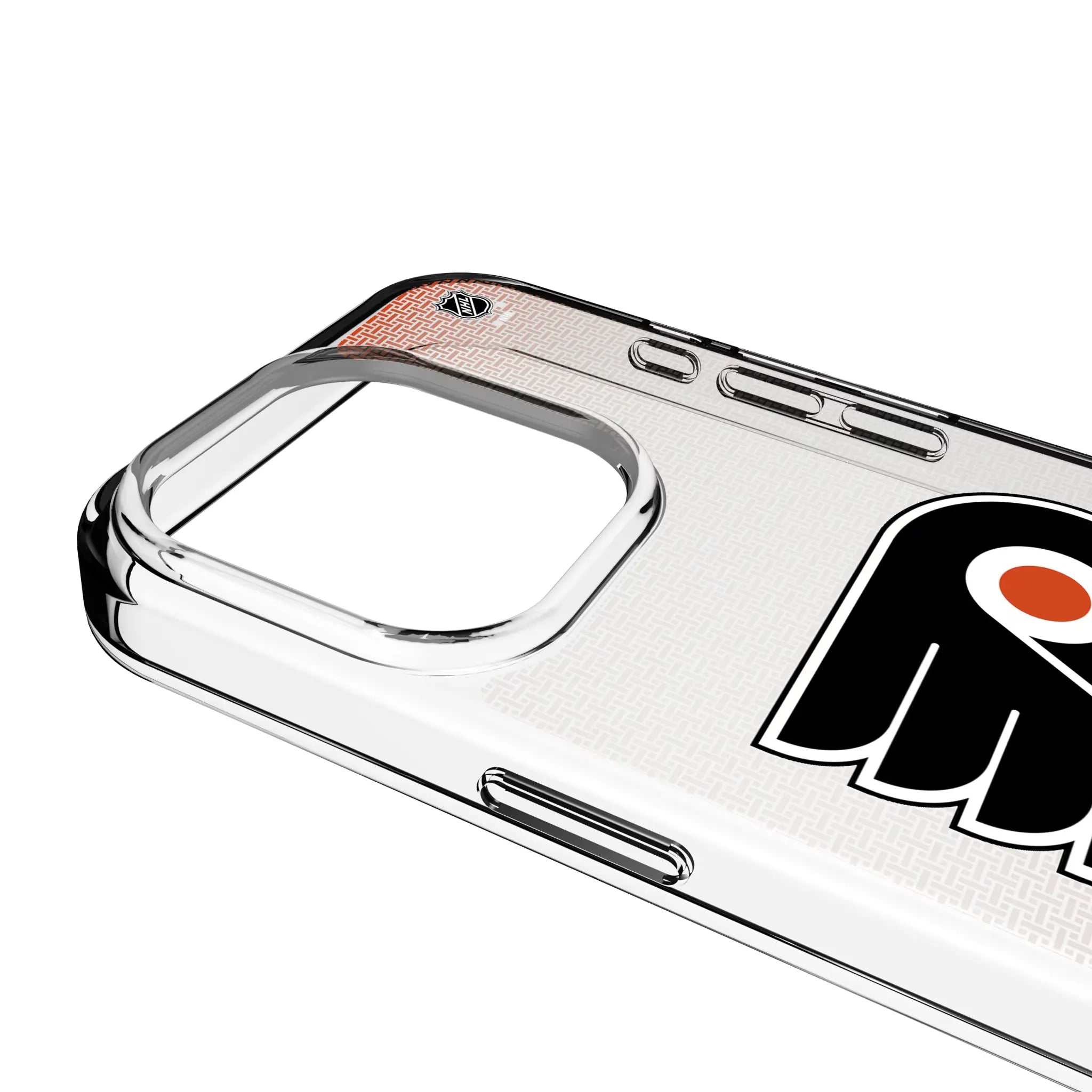 Philadelphia Flyers Linen Clear Phone Case for Apple iPhone