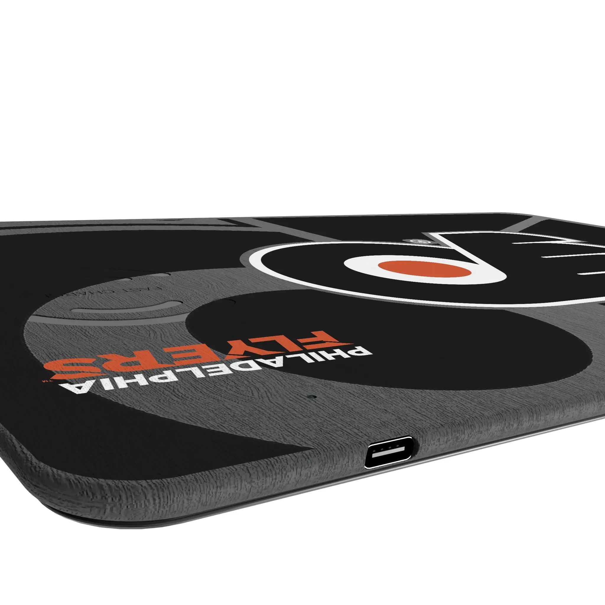 Philadelphia Flyers Monocolor Tilt 15-Watt Wireless Charger and Mouse Pad