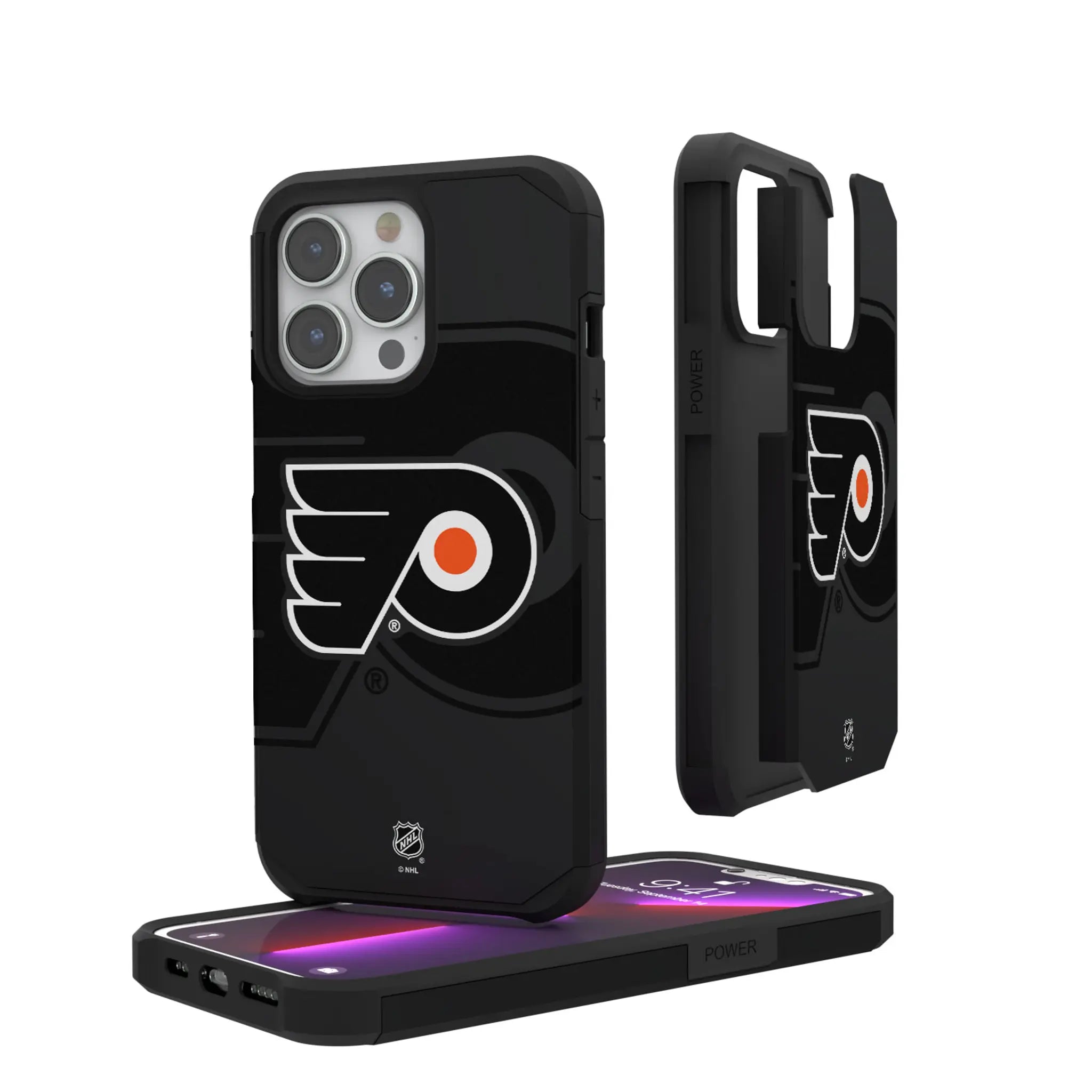 Philadelphia Flyers Monocolor Tilt Rugged Phone Case