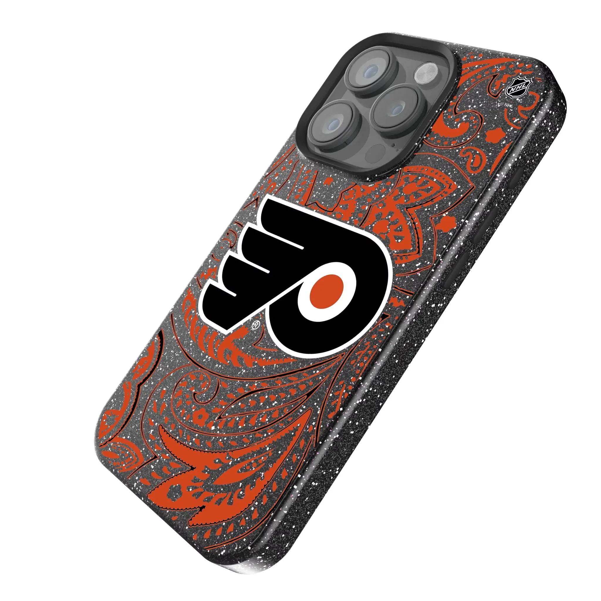 Philadelphia Flyers Paisley Bling Phone Case