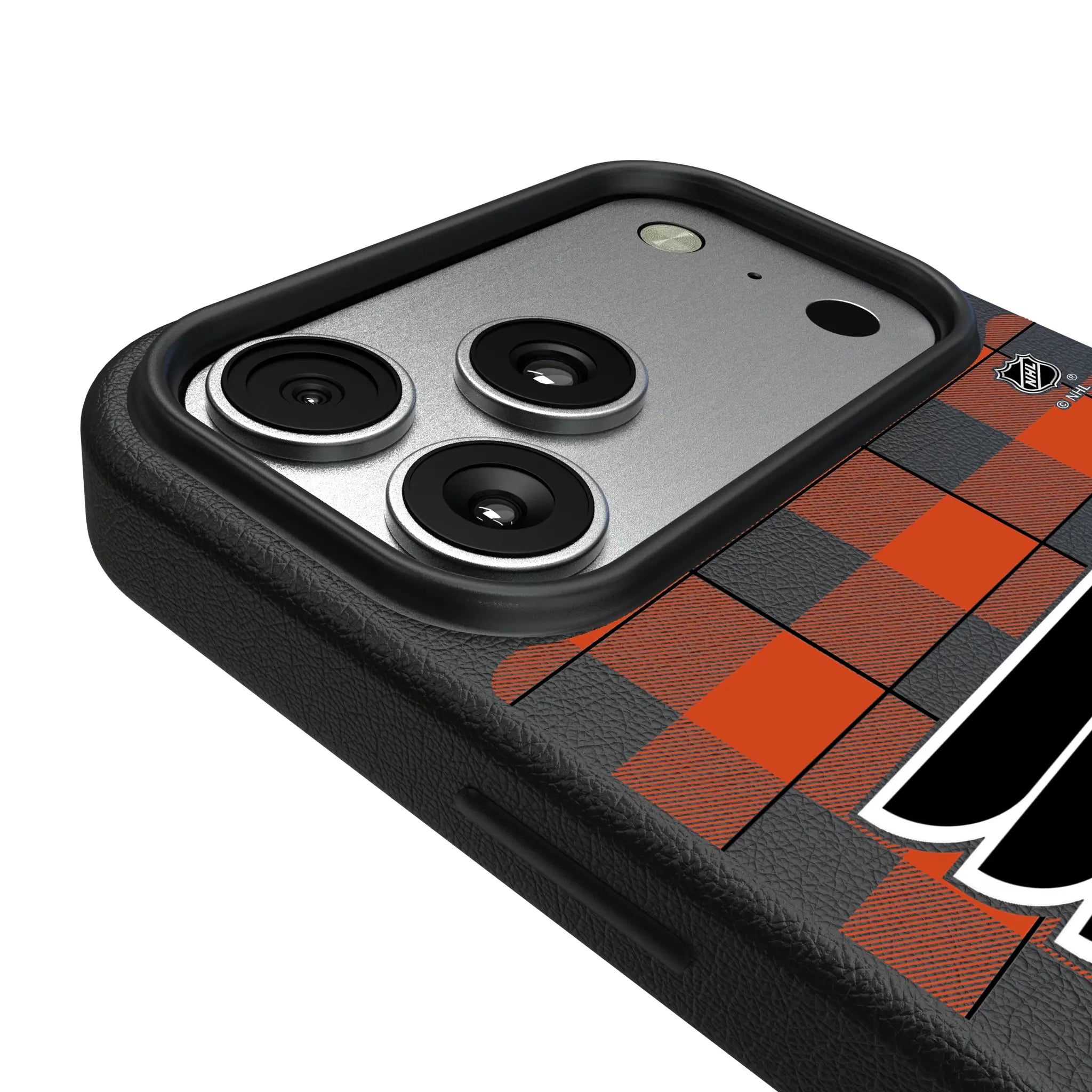 Philadelphia Flyers Plaid MagSafe Compatible Phone Case for Apple iPhone