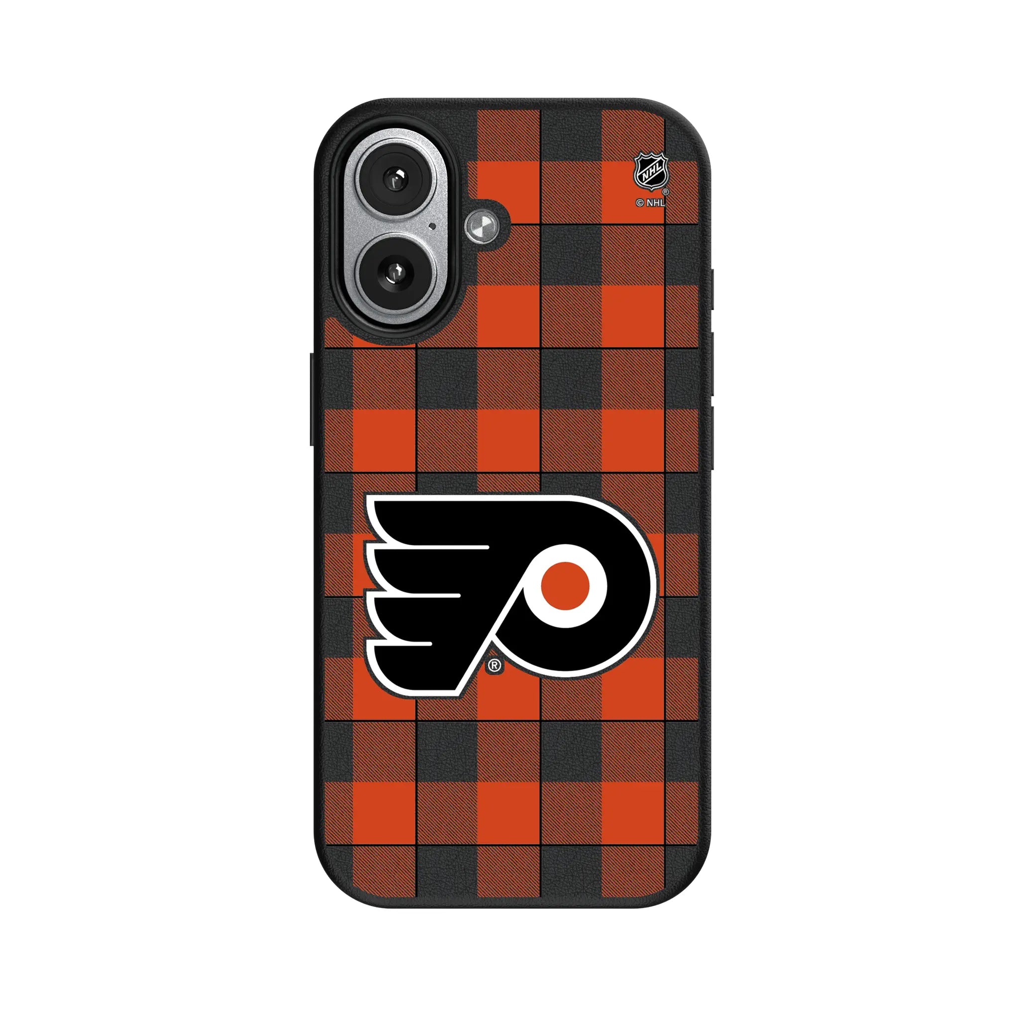 Philadelphia Flyers Plaid MagSafe Compatible Phone Case for Apple iPhone