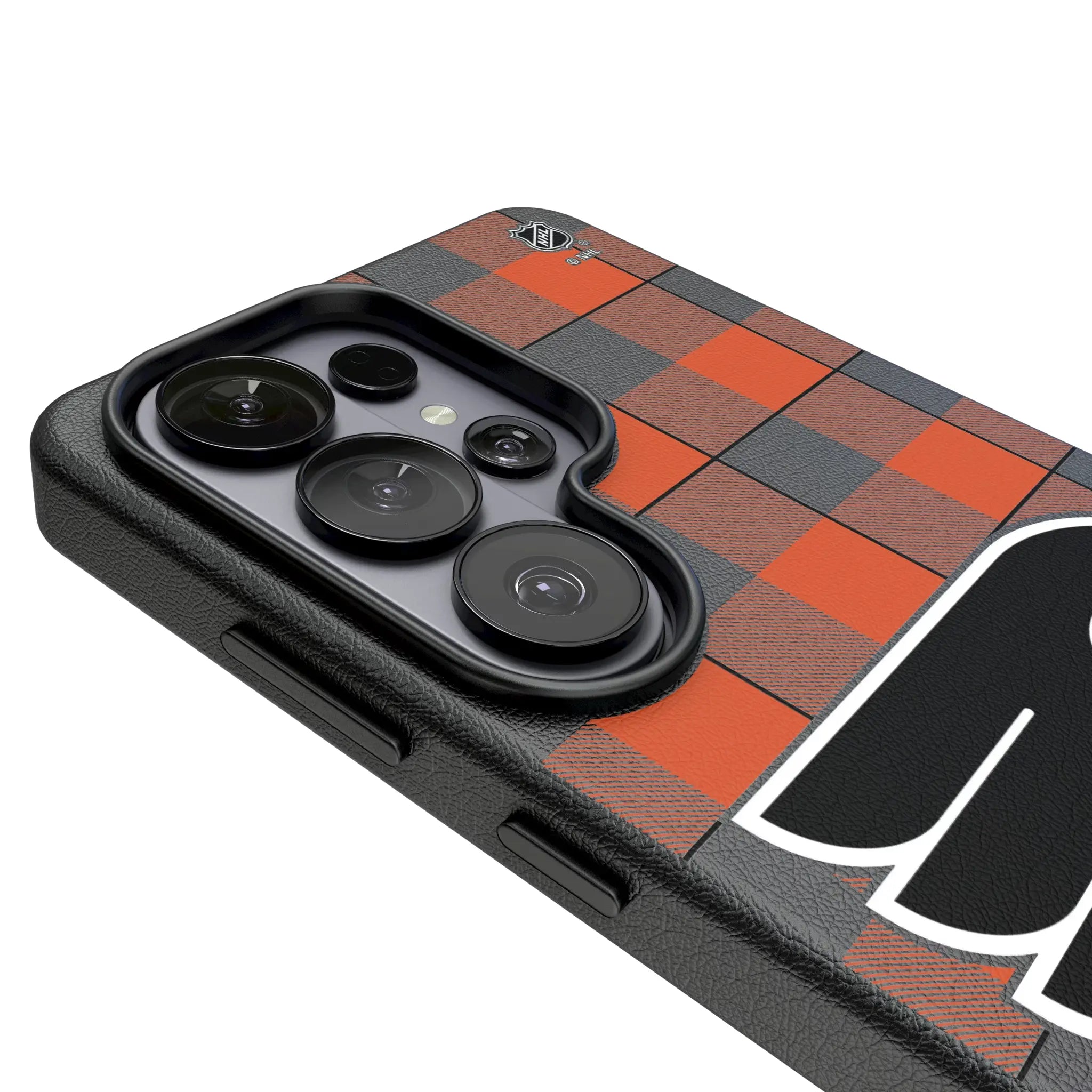 Philadelphia Flyers Plaid MagSafe Compatible Phone Case for Samsung Galaxy