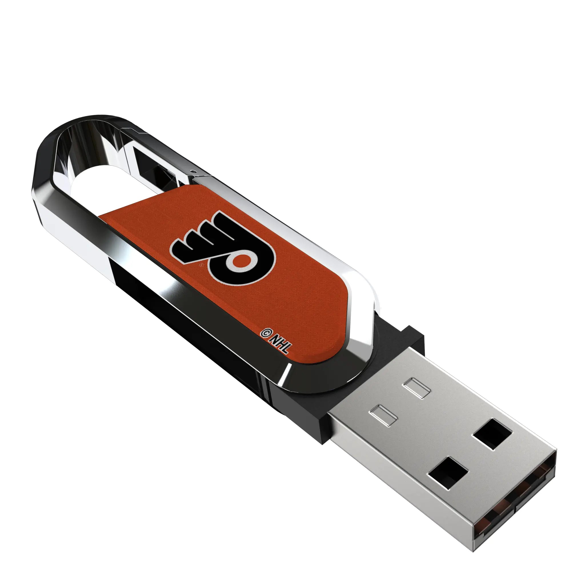 Philadelphia Flyers Solid USB 32GB Clip Style Flash Drive
