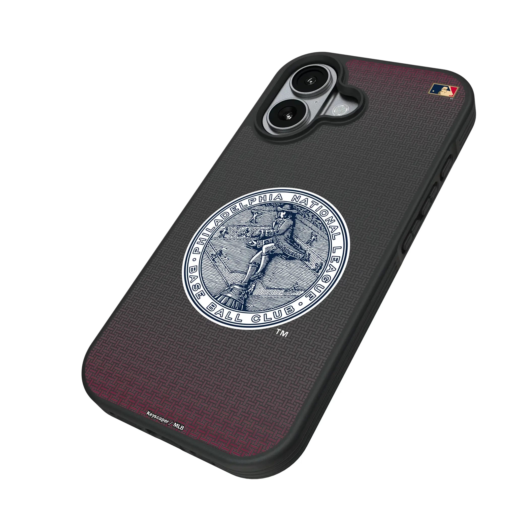 Philadelphia Phillies 1915-1943 - Cooperstown Collection Linen Bump Phone Case