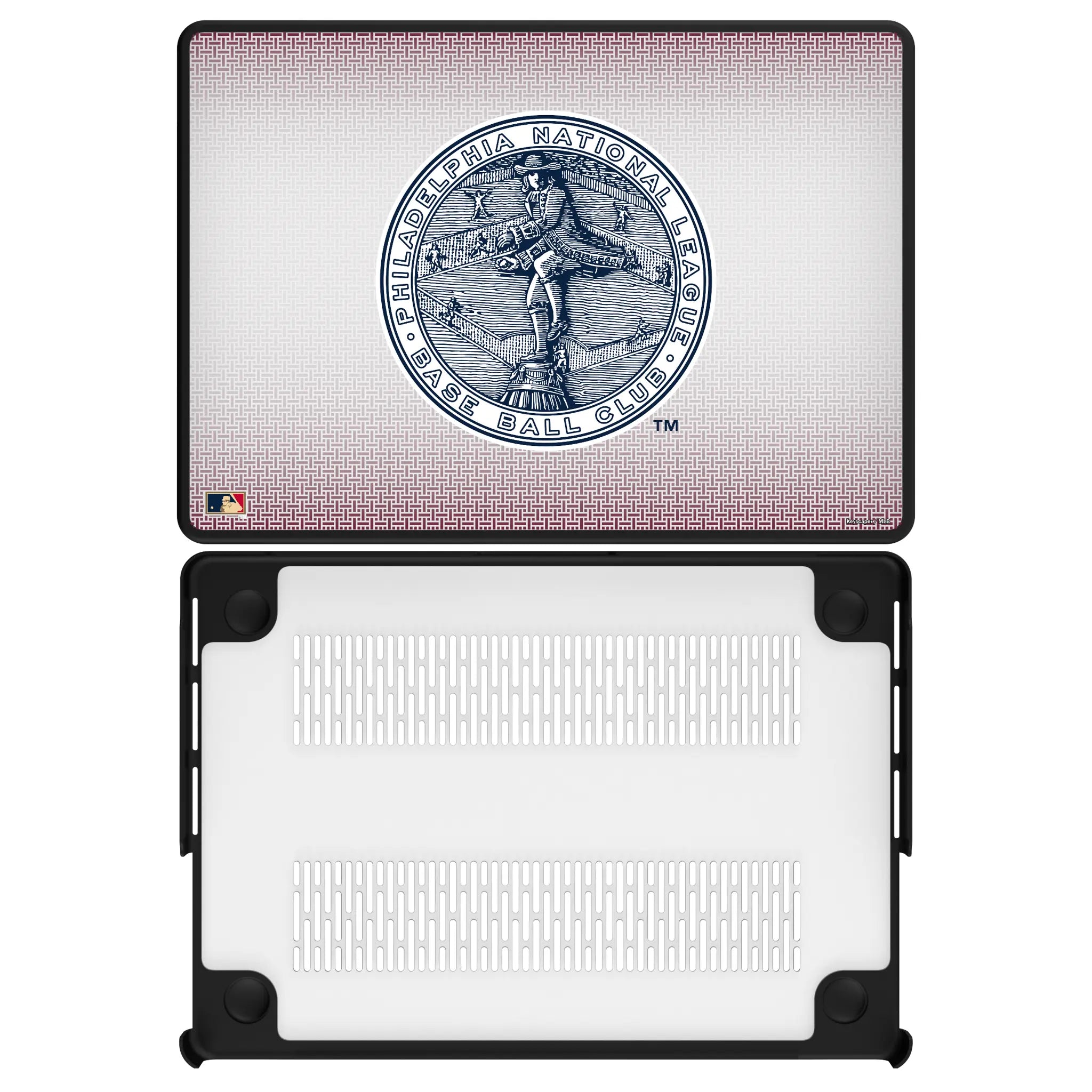 Philadelphia Phillies 1915-1943 - Cooperstown Collection Linen Laptop Case for Apple MacBook