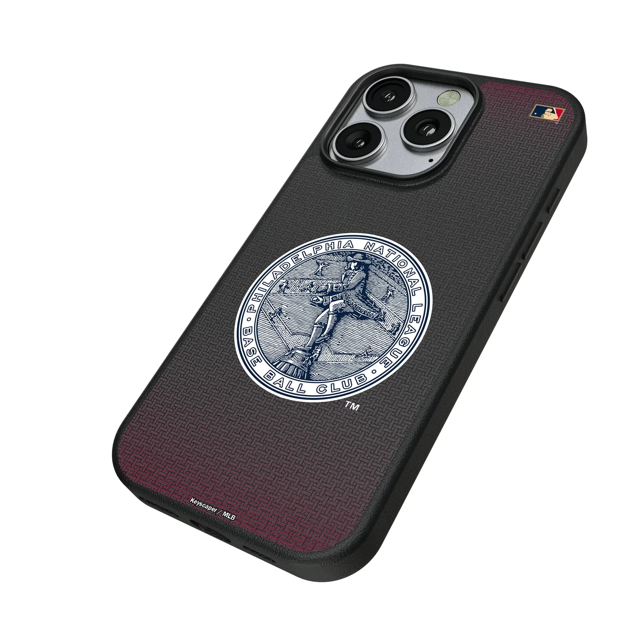 Philadelphia Phillies 1915-1943 - Cooperstown Collection Linen MagSafe Compatible Phone Case for Apple iPhone