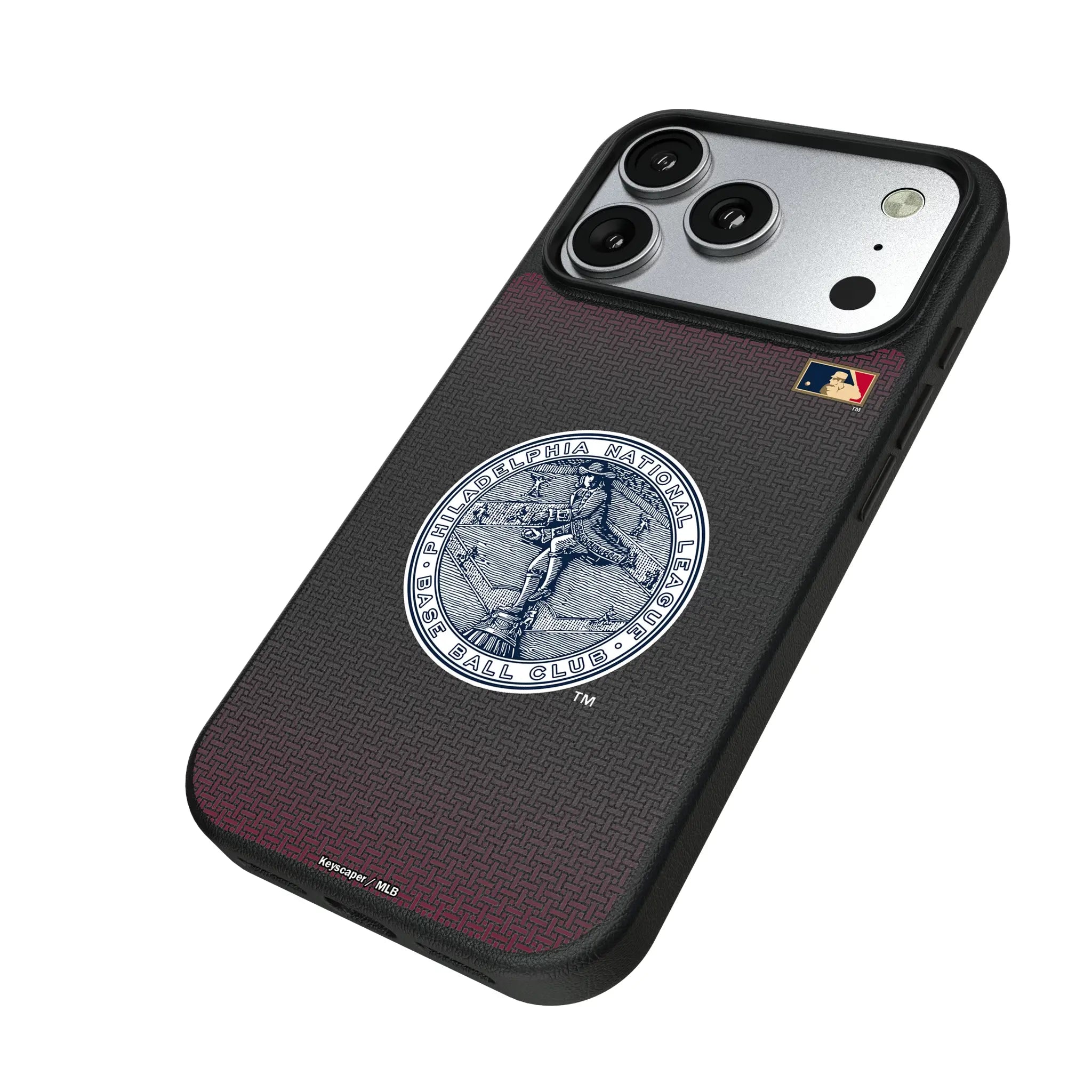 Philadelphia Phillies 1915-1943 - Cooperstown Collection Linen MagSafe Compatible Phone Case for Apple iPhone