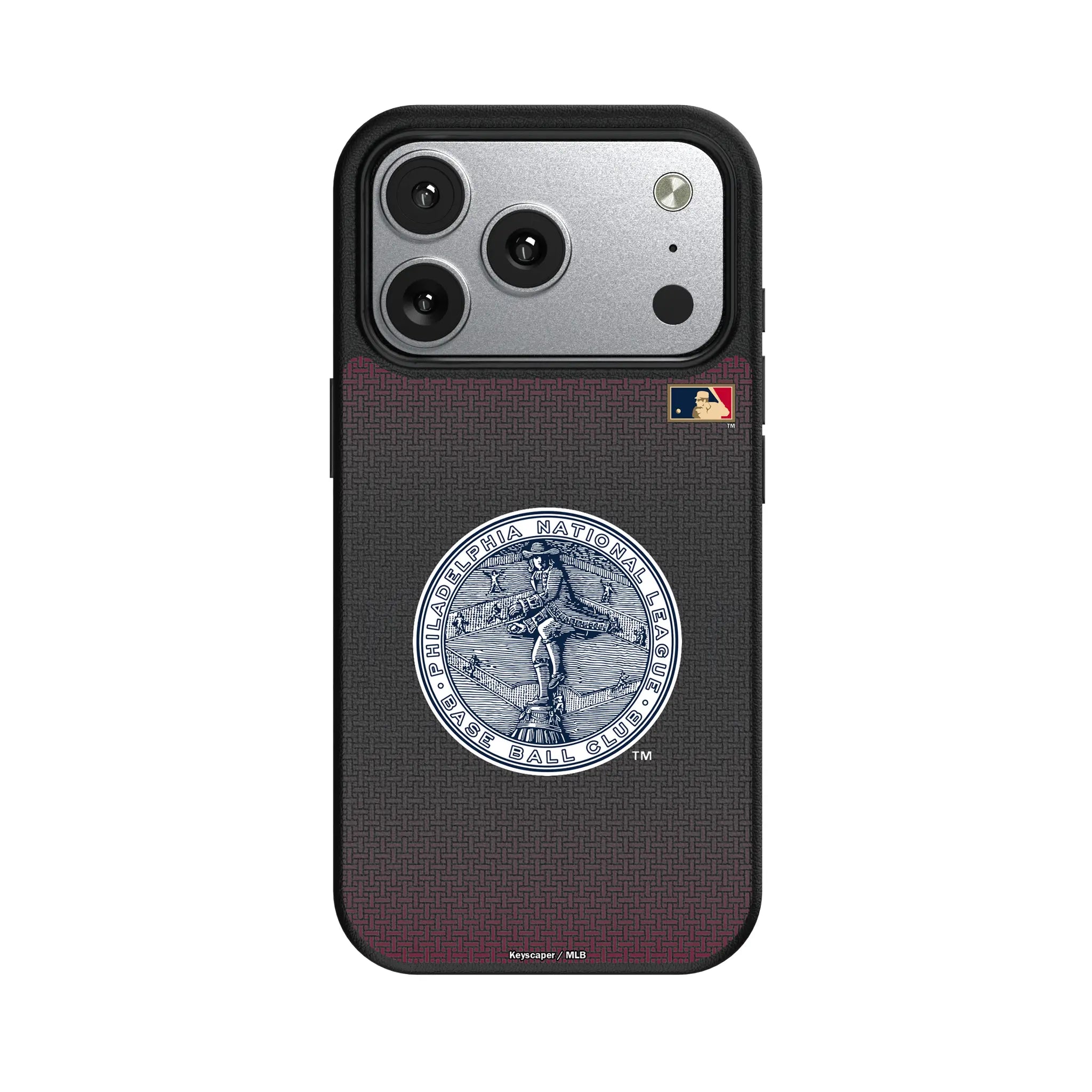 Philadelphia Phillies 1915-1943 - Cooperstown Collection Linen MagSafe Compatible Phone Case for Apple iPhone